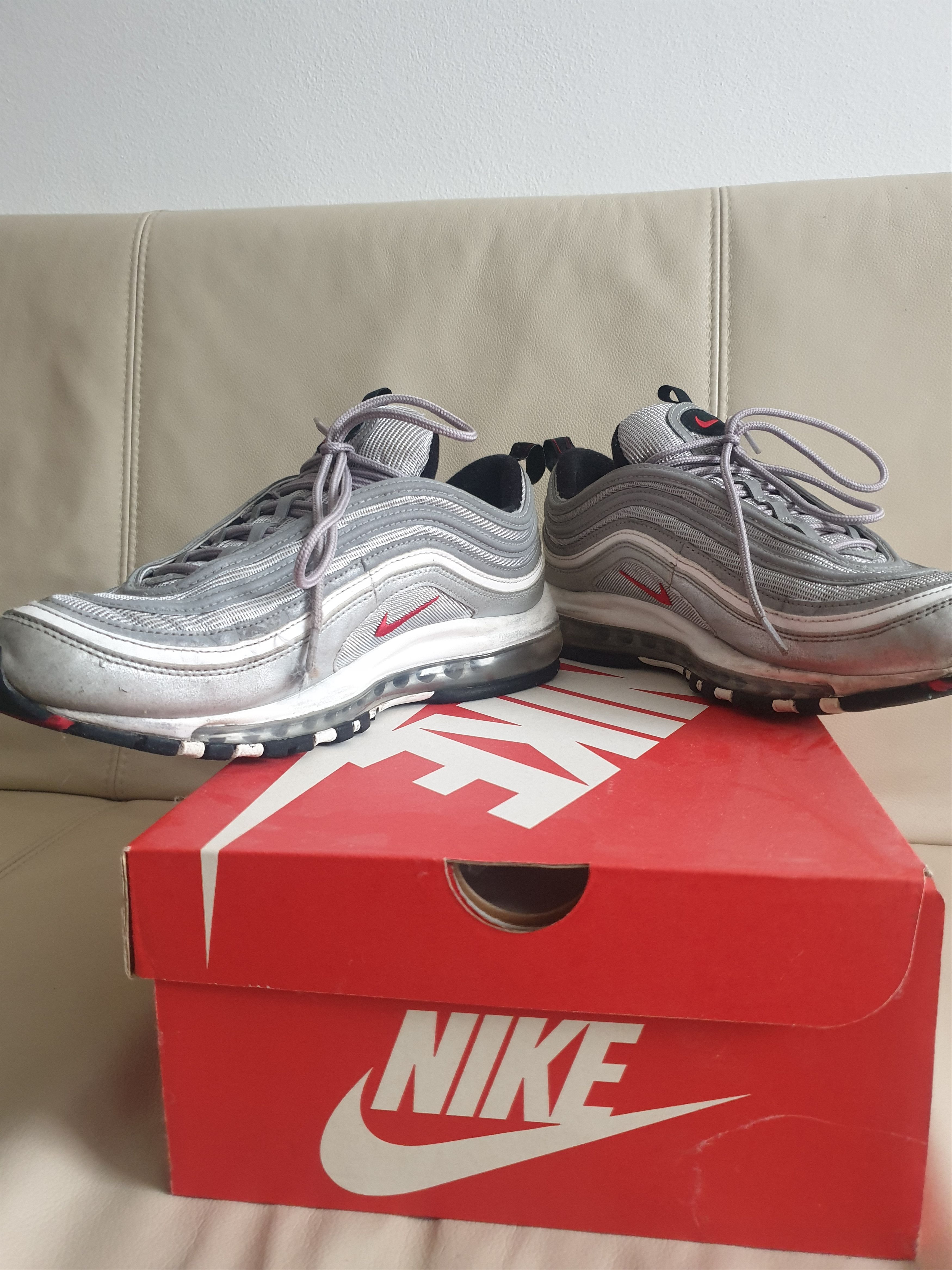Nike Air Max 97 "Silver Bullet" (OG QS 2017) Size US 10 / EU 43 - 4 Thumbnail