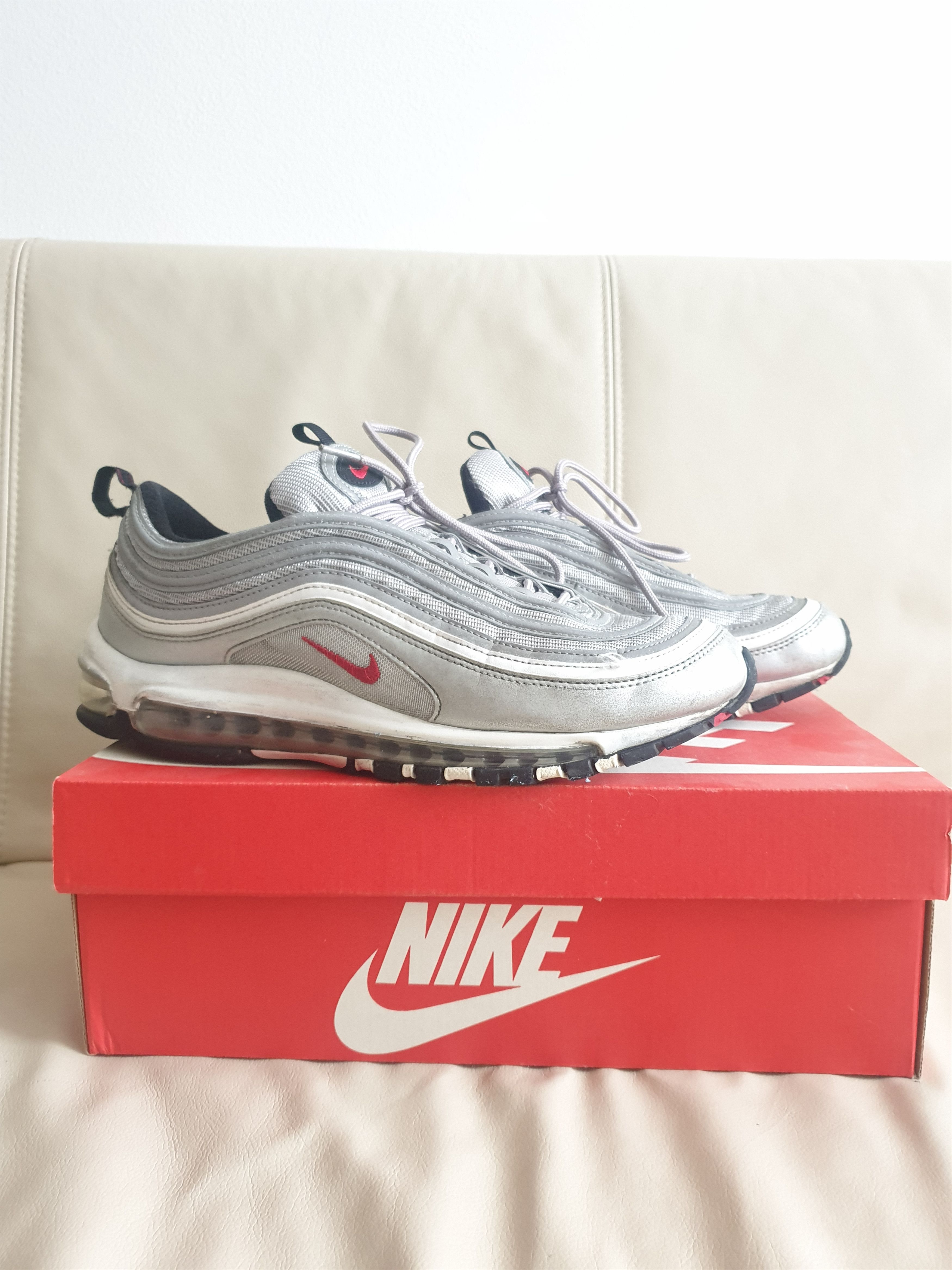 Nike Air Max 97 "Silver Bullet" (OG QS 2017) Size US 10 / EU 43 - 1 Thumbnail