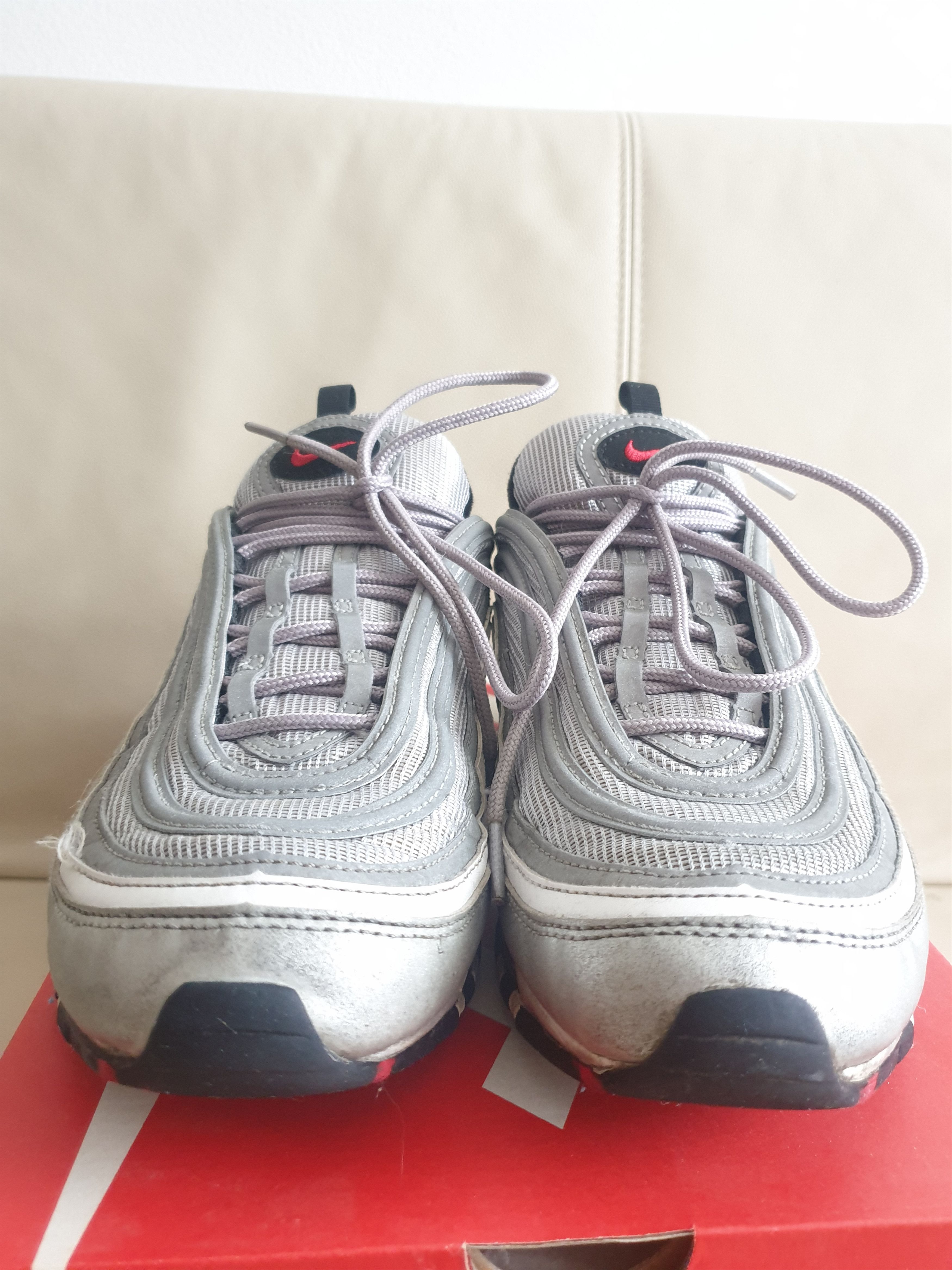 Nike Air Max 97 "Silver Bullet" (OG QS 2017) Size US 10 / EU 43 - 2 Thumbnail