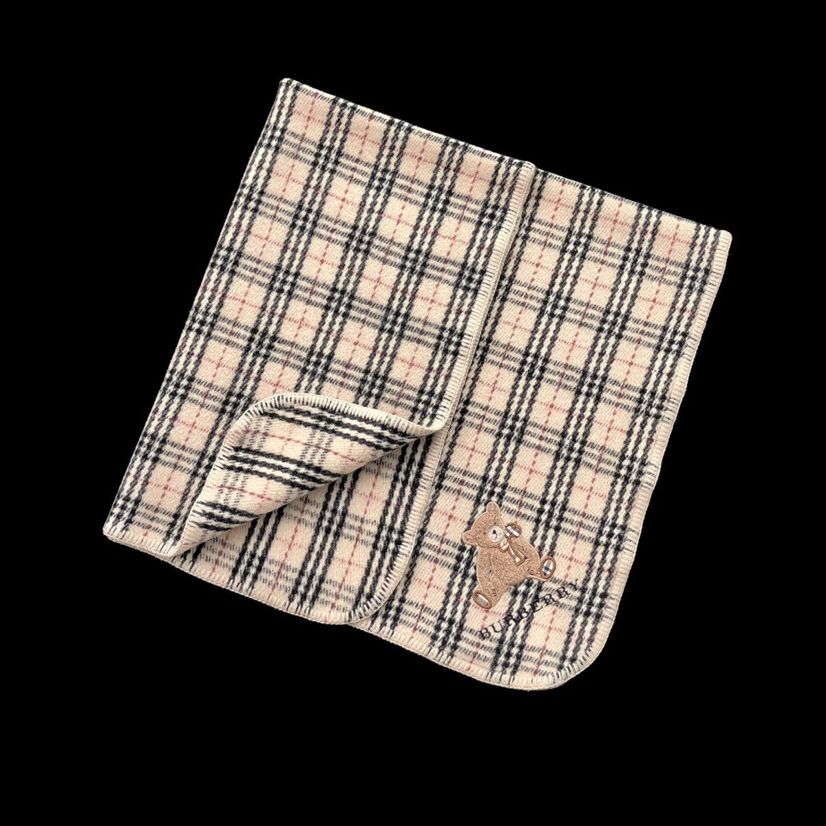 Burberry Burberry London Baby Bear Blanket 100% Wool Size ONE SIZE - 4 Thumbnail