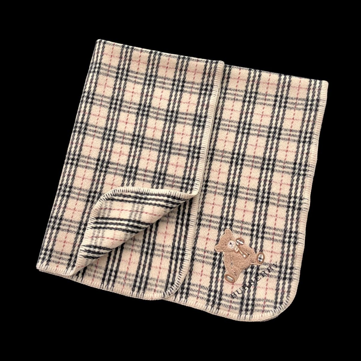 Burberry Burberry London Baby Bear Blanket 100% Wool Size ONE SIZE - 2 Thumbnail