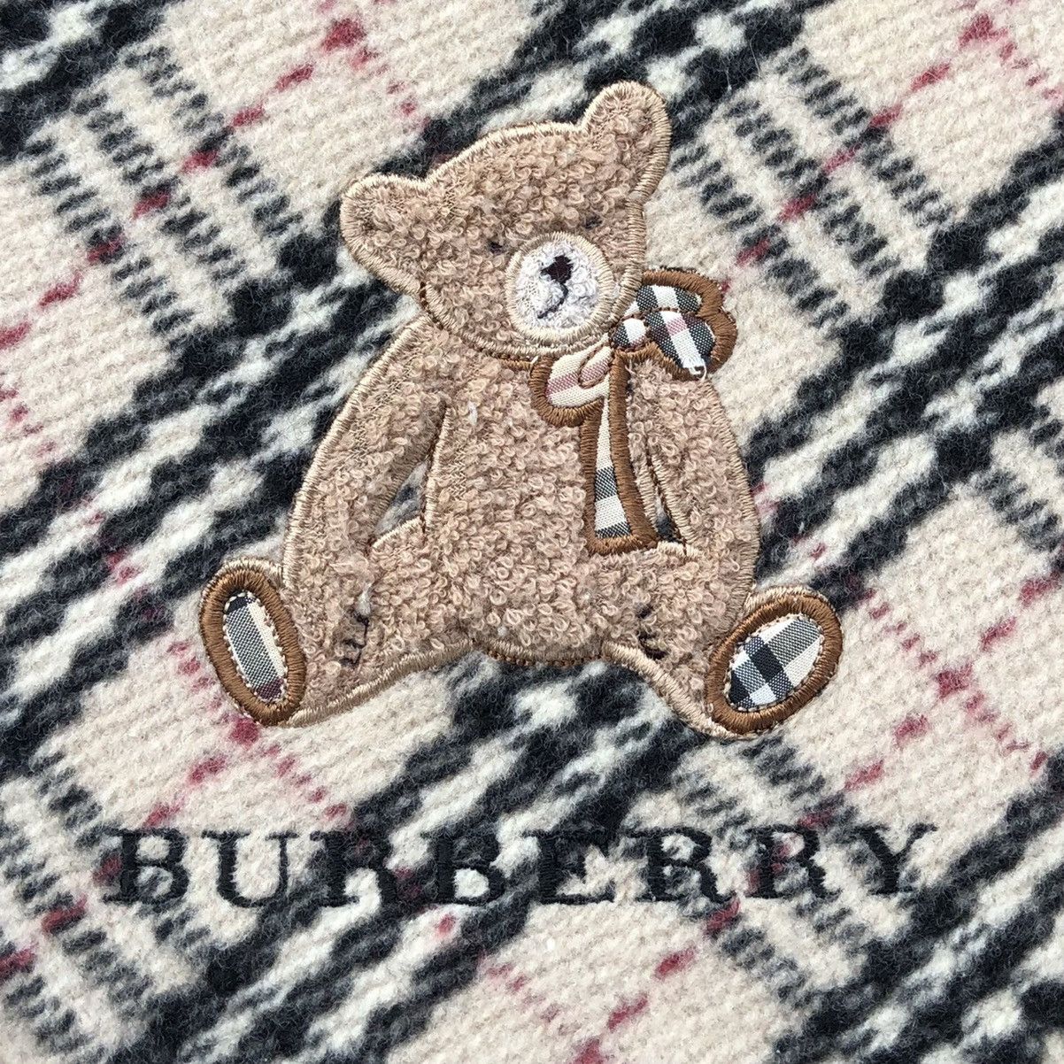 Burberry Burberry London Baby Bear Blanket 100% Wool Size ONE SIZE - 7 Thumbnail