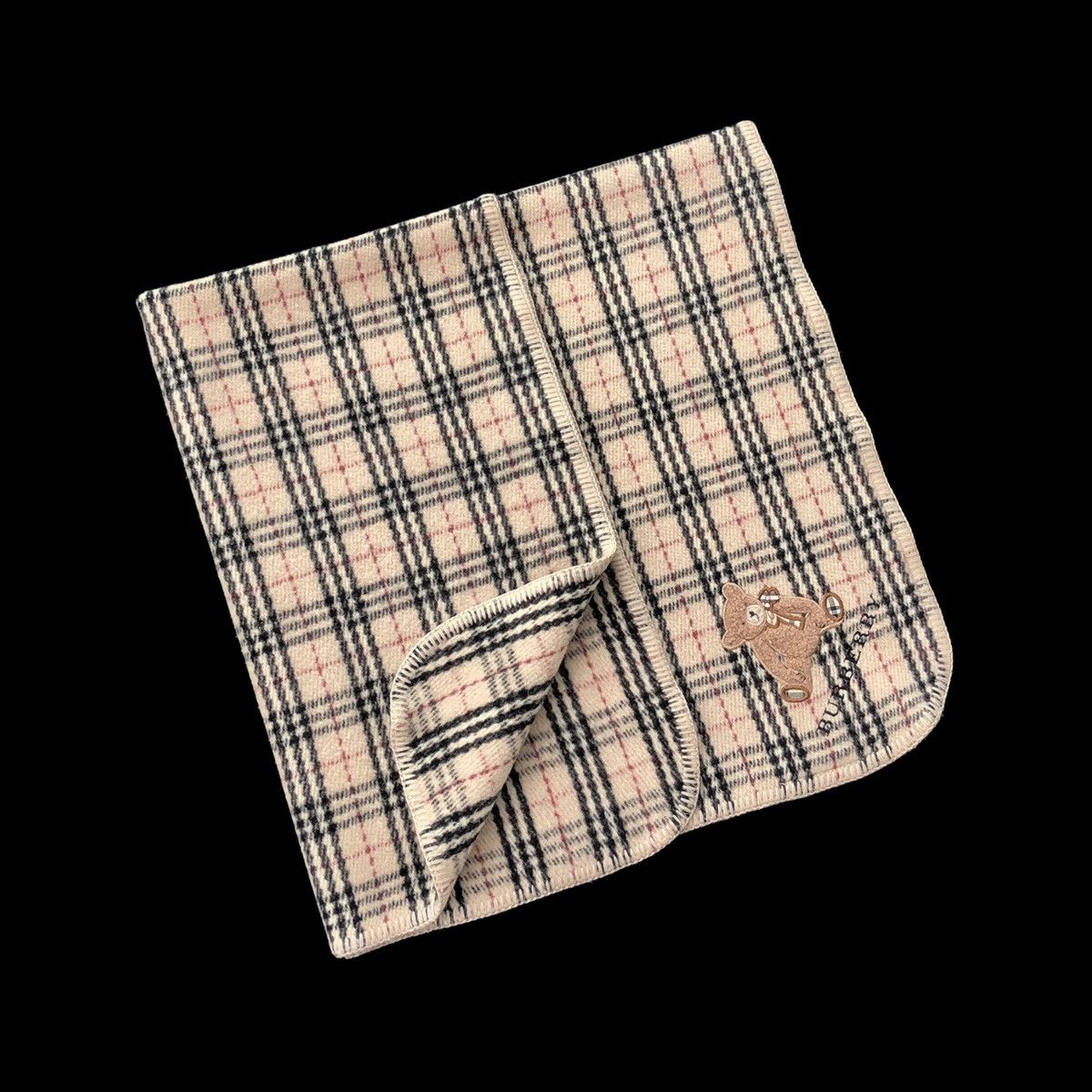 Burberry Burberry London Baby Bear Blanket 100% Wool Size ONE SIZE - 3 Thumbnail