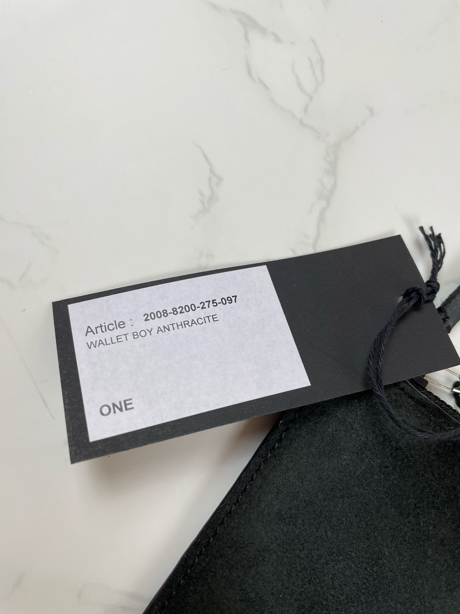 Ann Demeulemeester 🔥60% OFF🔥 [SALE] Ann Demeulemeester Anthracite Wallet Boy Size ONE SIZE - 5 Thumbnail