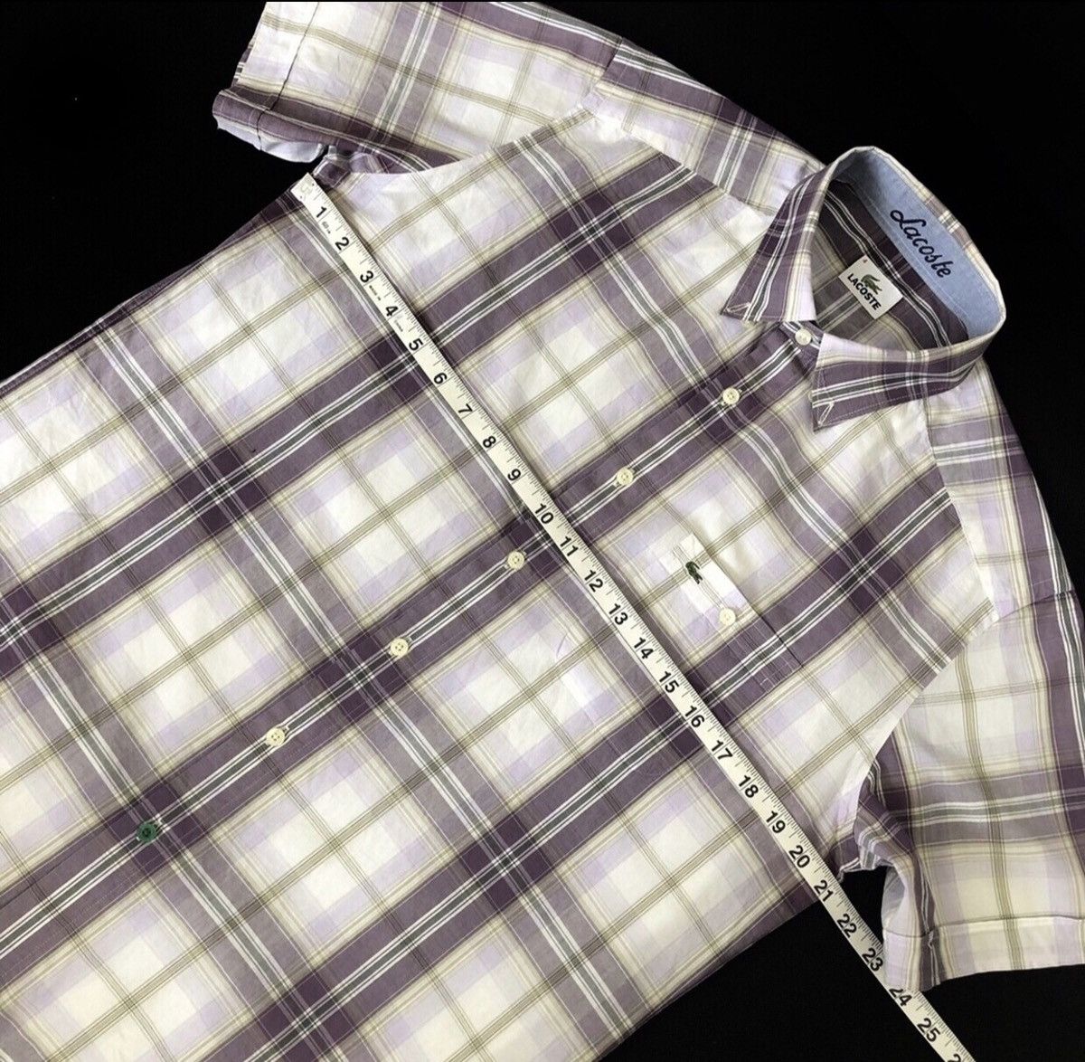 Lacoste Lacoste Short Sleeves Shirt Size US L / EU 52-54 / 3 - 8 Thumbnail