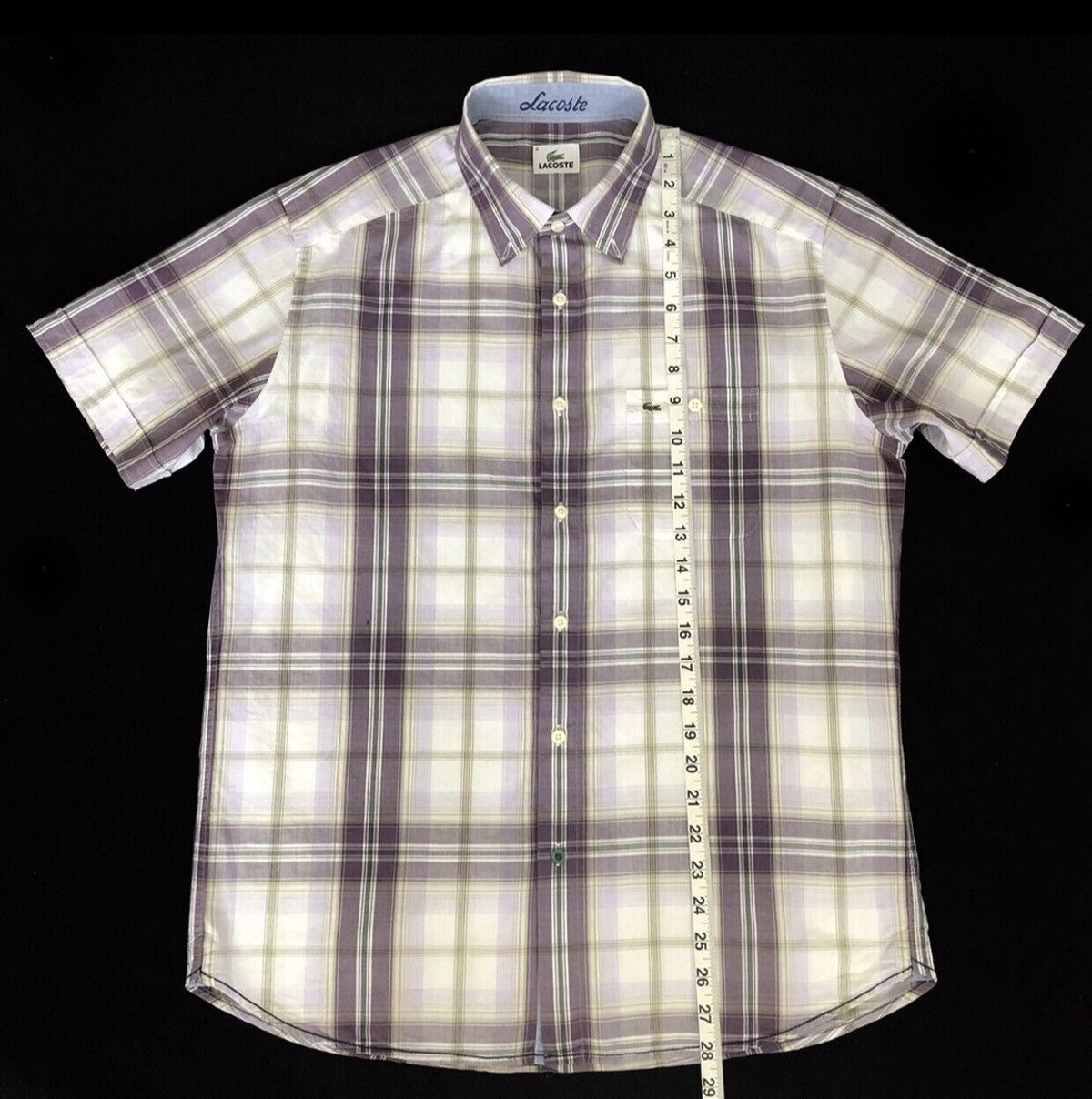 Lacoste Lacoste Short Sleeves Shirt Size US L / EU 52-54 / 3 - 10 Thumbnail