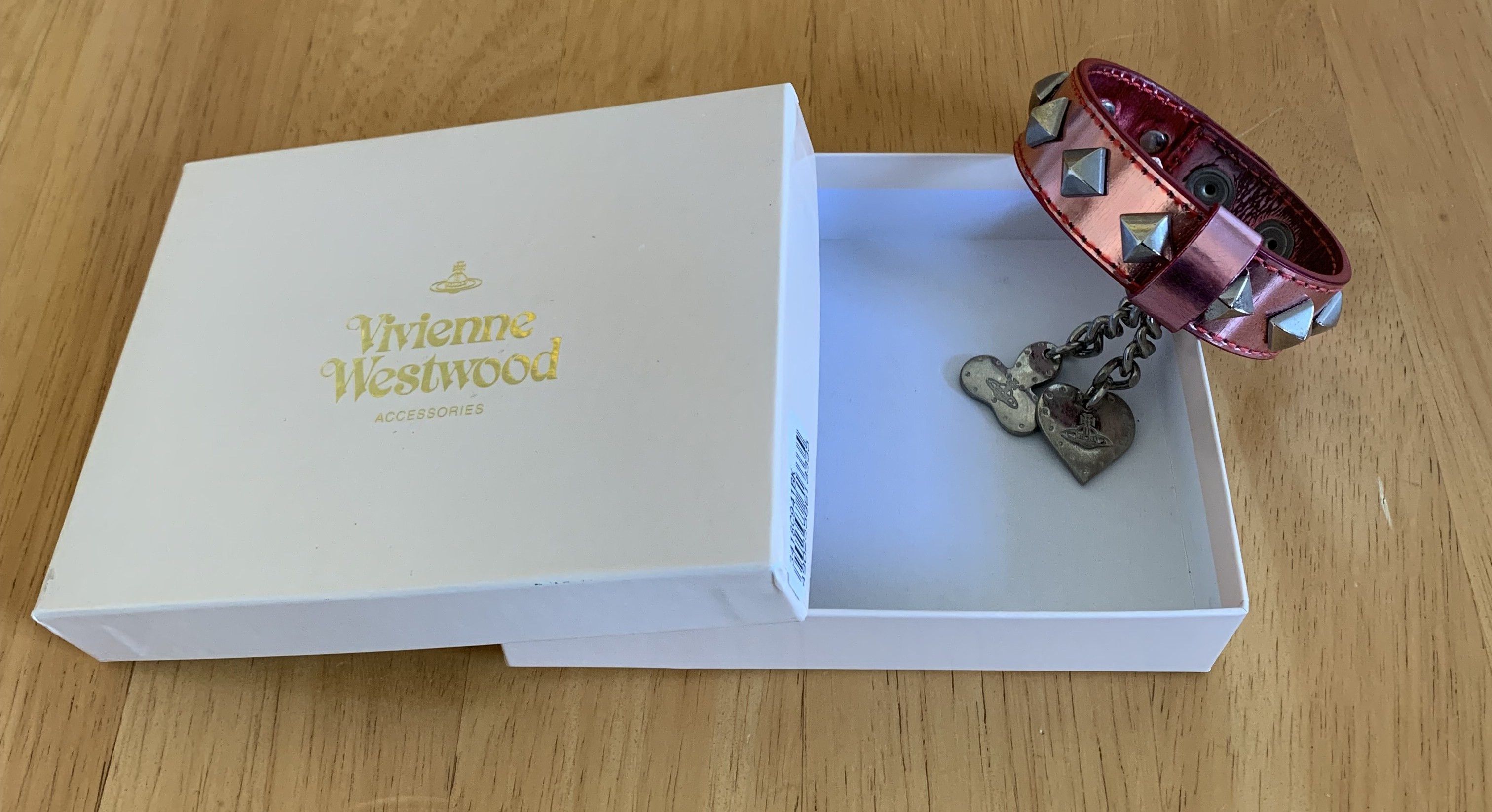 Vivienne Westwood S/S 2003 Vivenne Westwood Studded Leather Orb Bracelet Size ONE SIZE - 7 Thumbnail