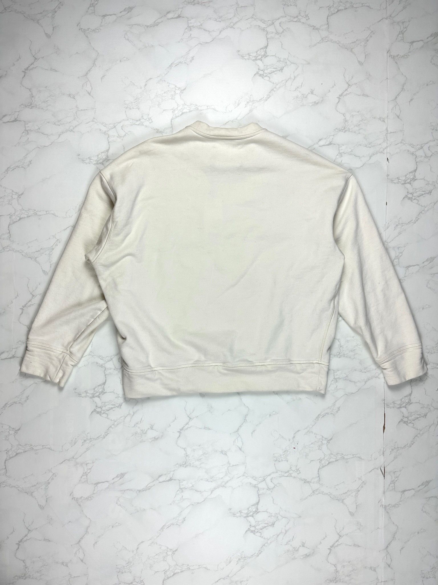 Jil Sander 🔥[SALE]🔥 Jil Sander White Logo Sweatshirt Size US S / EU 44-46 / 1 - 8 Thumbnail