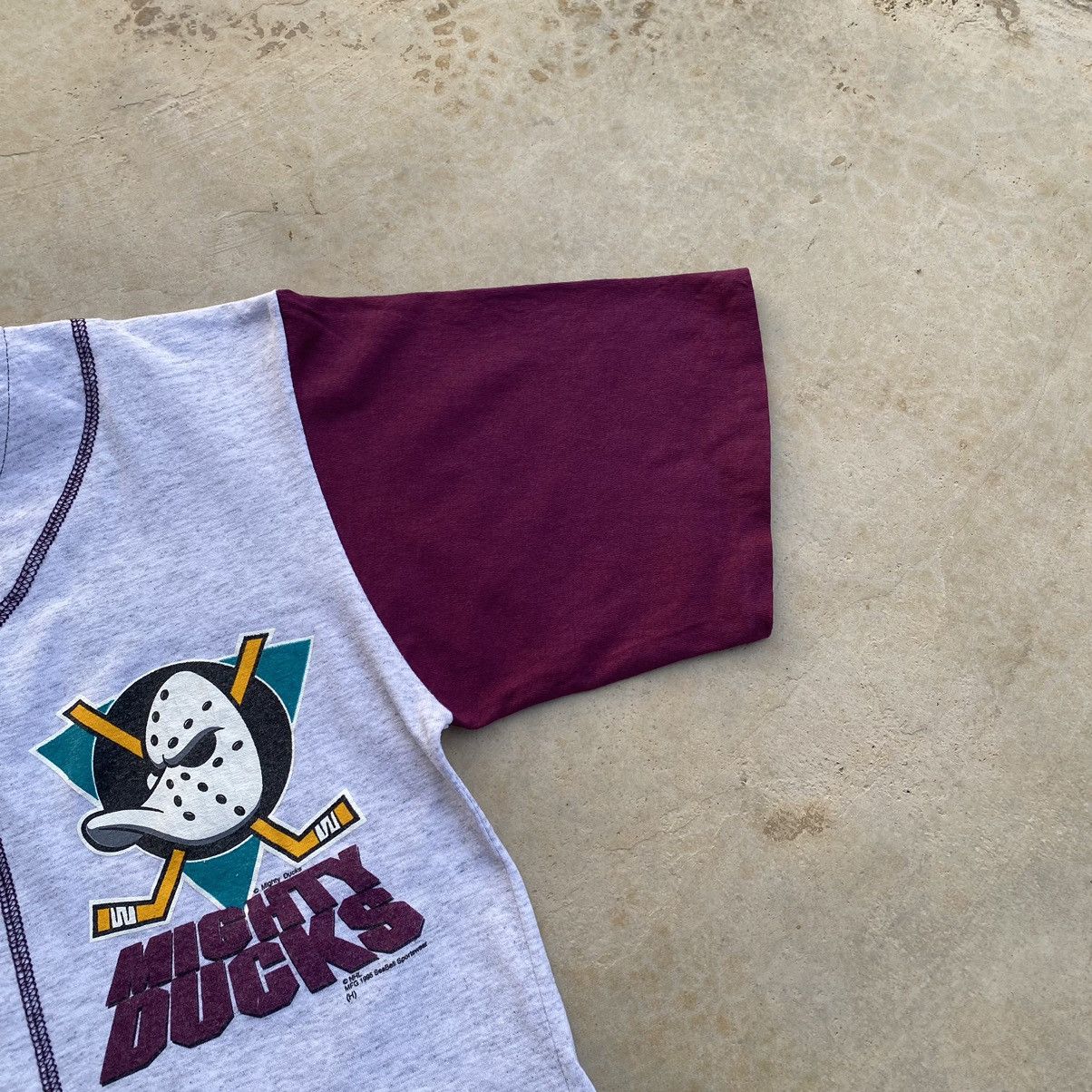 Vintage Vintage Nfl Mighty Duck movie Baseball Button Down Tees Size US S / EU 44-46 / 1 - 5 Thumbnail