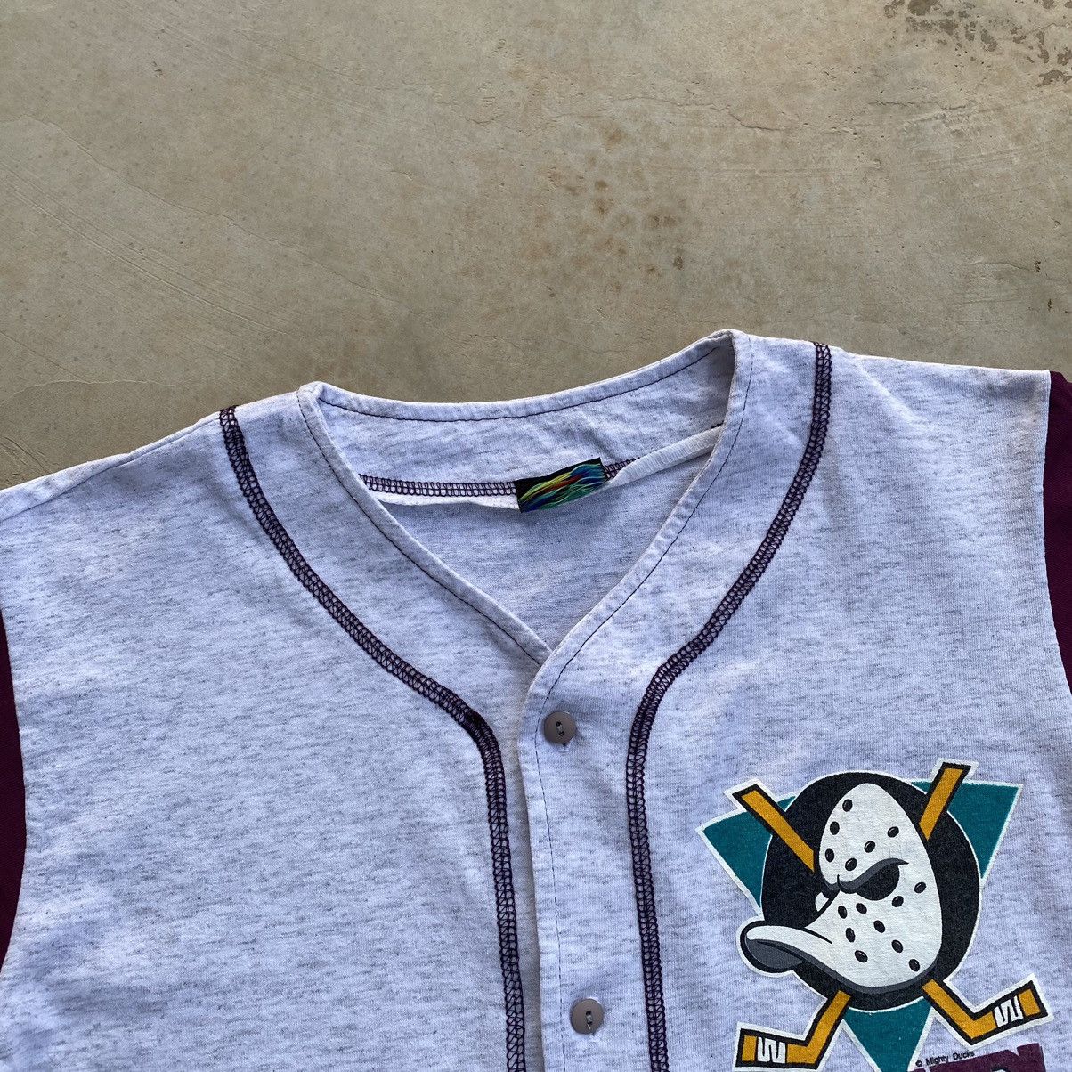Vintage Vintage Nfl Mighty Duck movie Baseball Button Down Tees Size US S / EU 44-46 / 1 - 6 Thumbnail