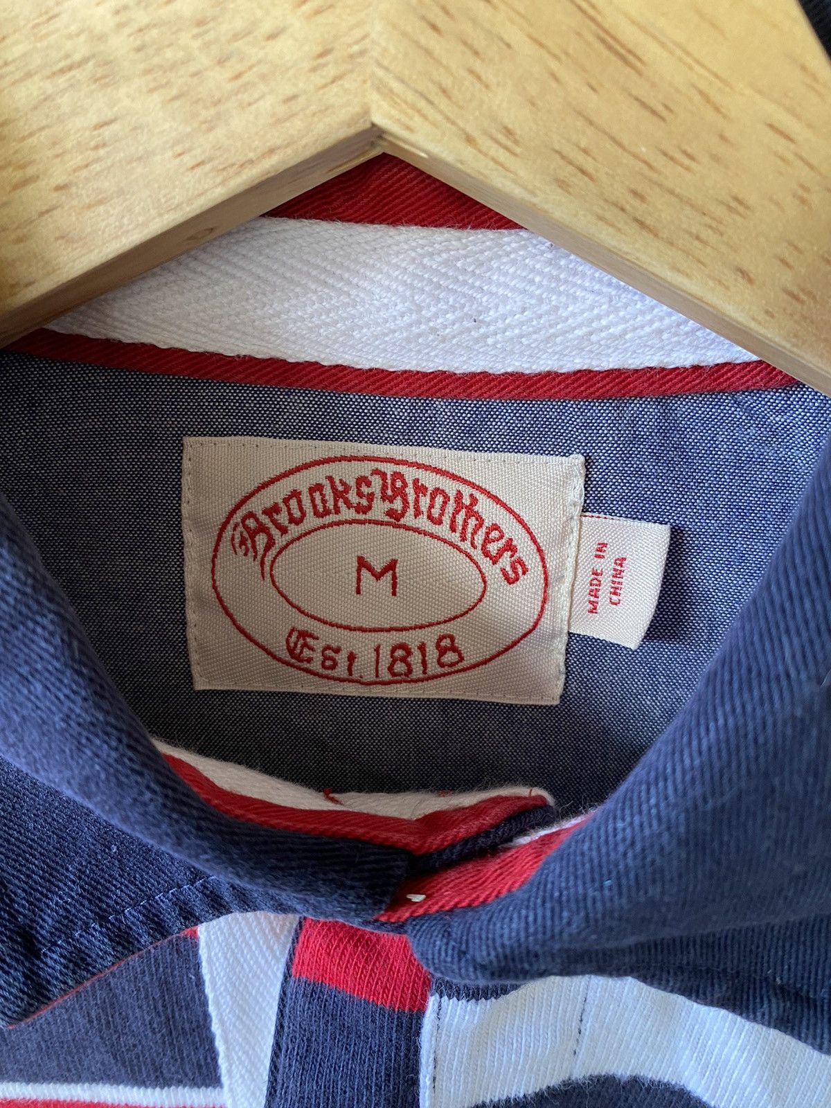 Brooks Brothers Vintage Y2k Brooks Brothers Rugby Long Sleeve Size US M / EU 48-50 / 2 - 9 Thumbnail