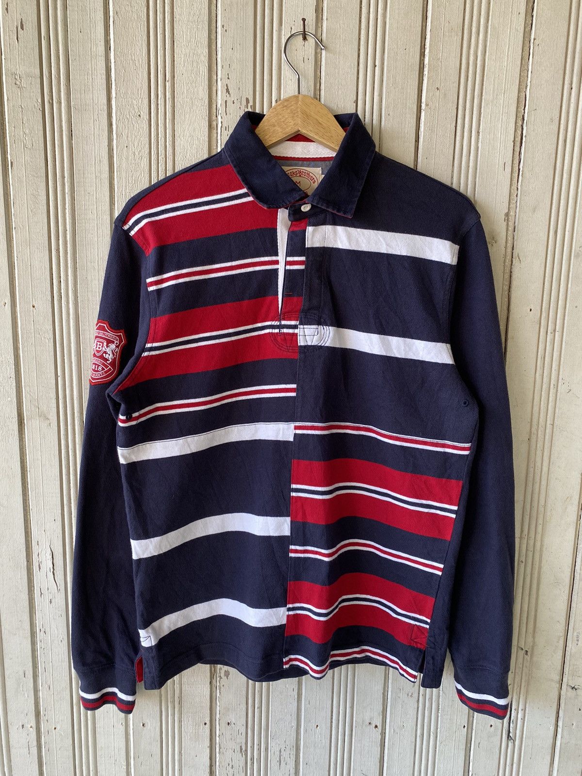 Brooks Brothers Vintage Y2k Brooks Brothers Rugby Long Sleeve Size US M / EU 48-50 / 2 - 1 Thumbnail