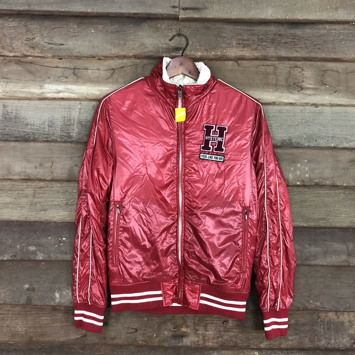 Hysteric Glamour DL Hysteric Glamour japan Red Varsity Jacket #3603 Size S / US 4 / IT 40 - 3 Thumbnail