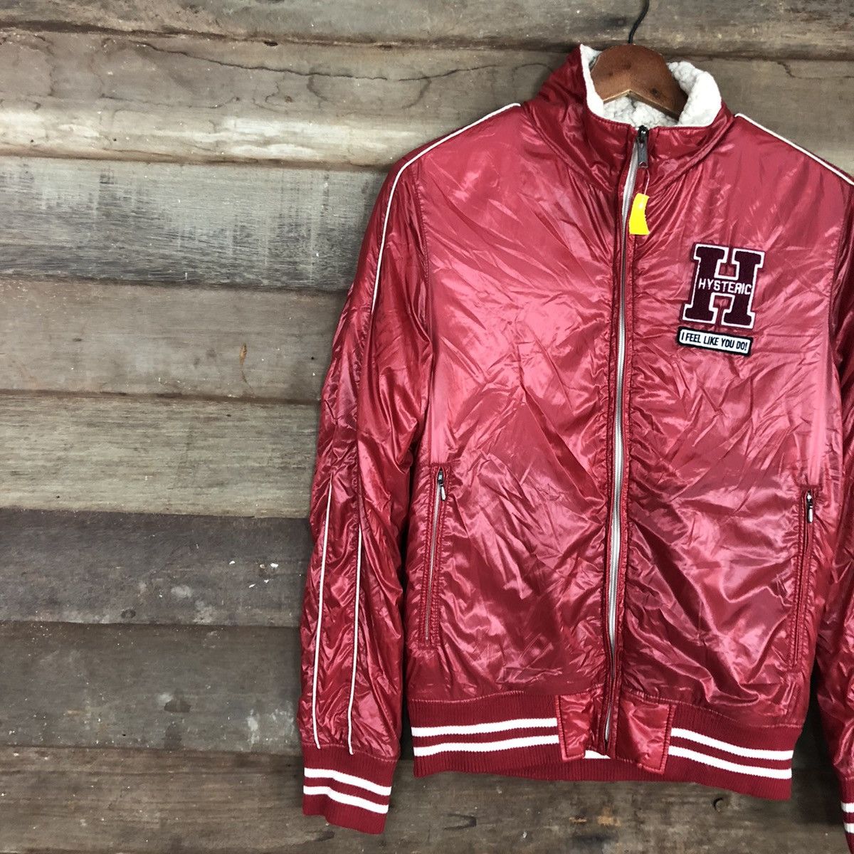 Hysteric Glamour DL Hysteric Glamour japan Red Varsity Jacket #3603 Size S / US 4 / IT 40 - 7 Thumbnail