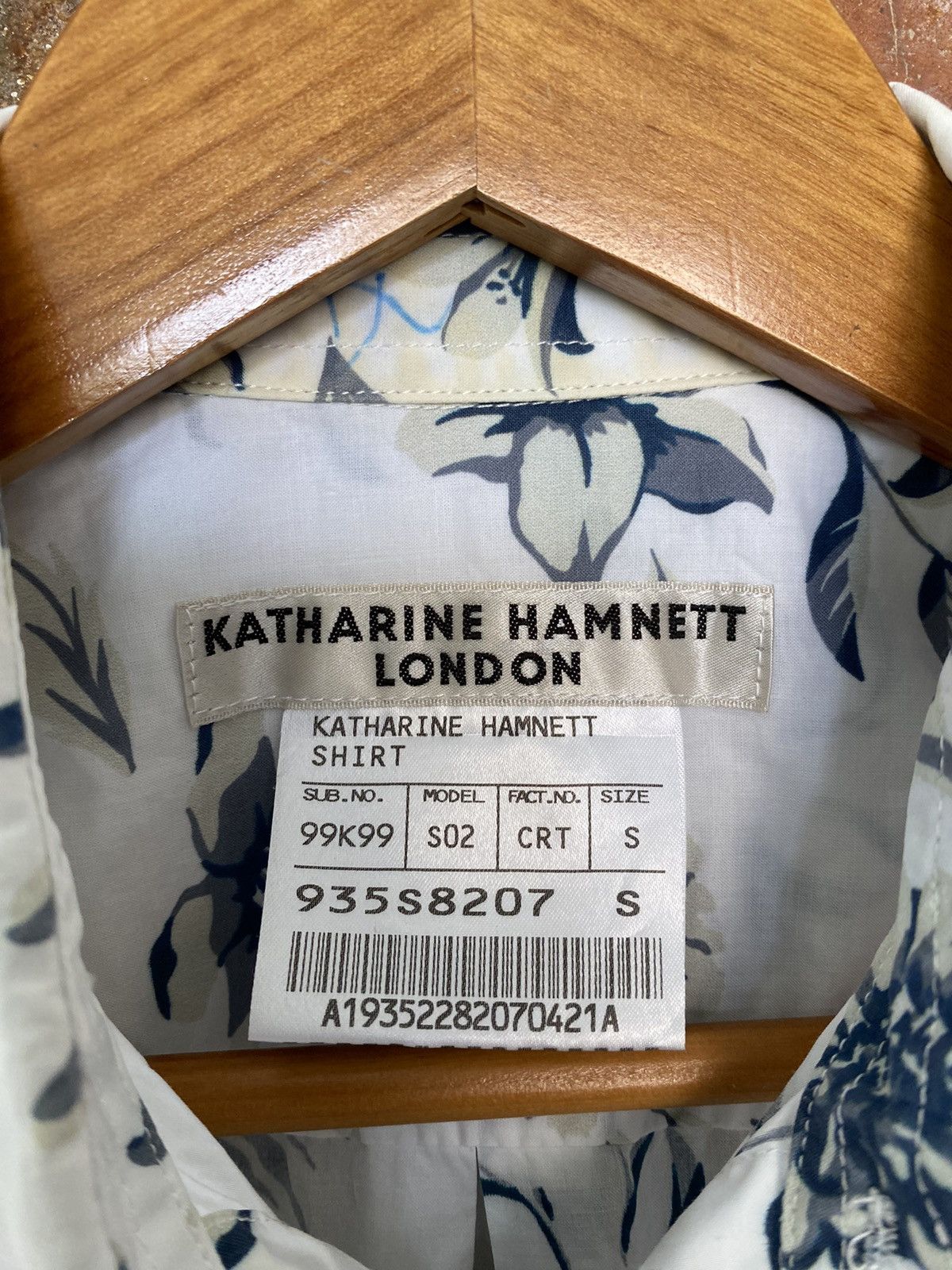 Katharine Hamnett London Vtg Florals button up Size US M / EU 48-50 / 2 - 9 Thumbnail