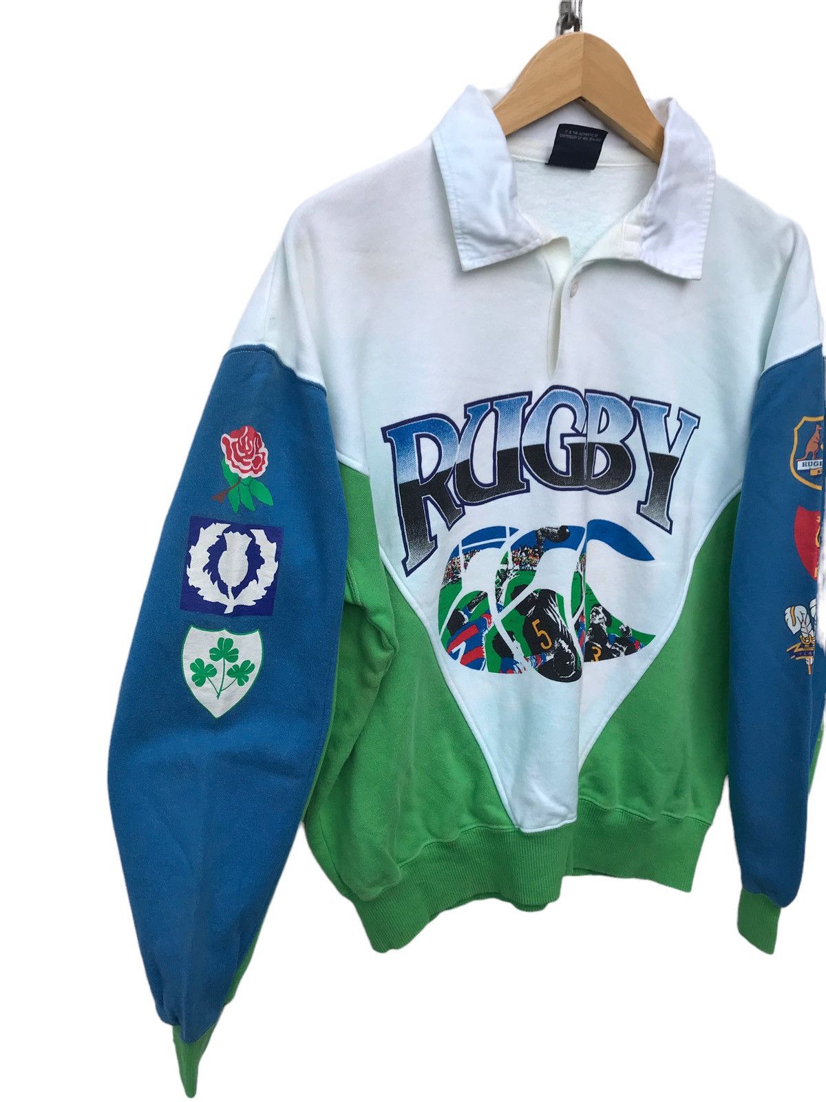 Canterbury of New Zealand Canterbury Rugby Challenge 1991 Sweatshirt - Discolouration Size US M / EU 48-50 / 2 - 7 Thumbnail