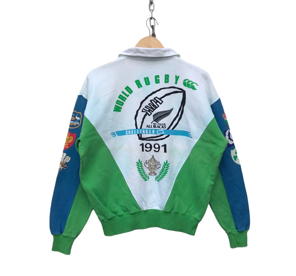 Canterbury of New Zealand Canterbury Rugby Challenge 1991 Sweatshirt - Discolouration Size US M / EU 48-50 / 2 - 2 Thumbnail