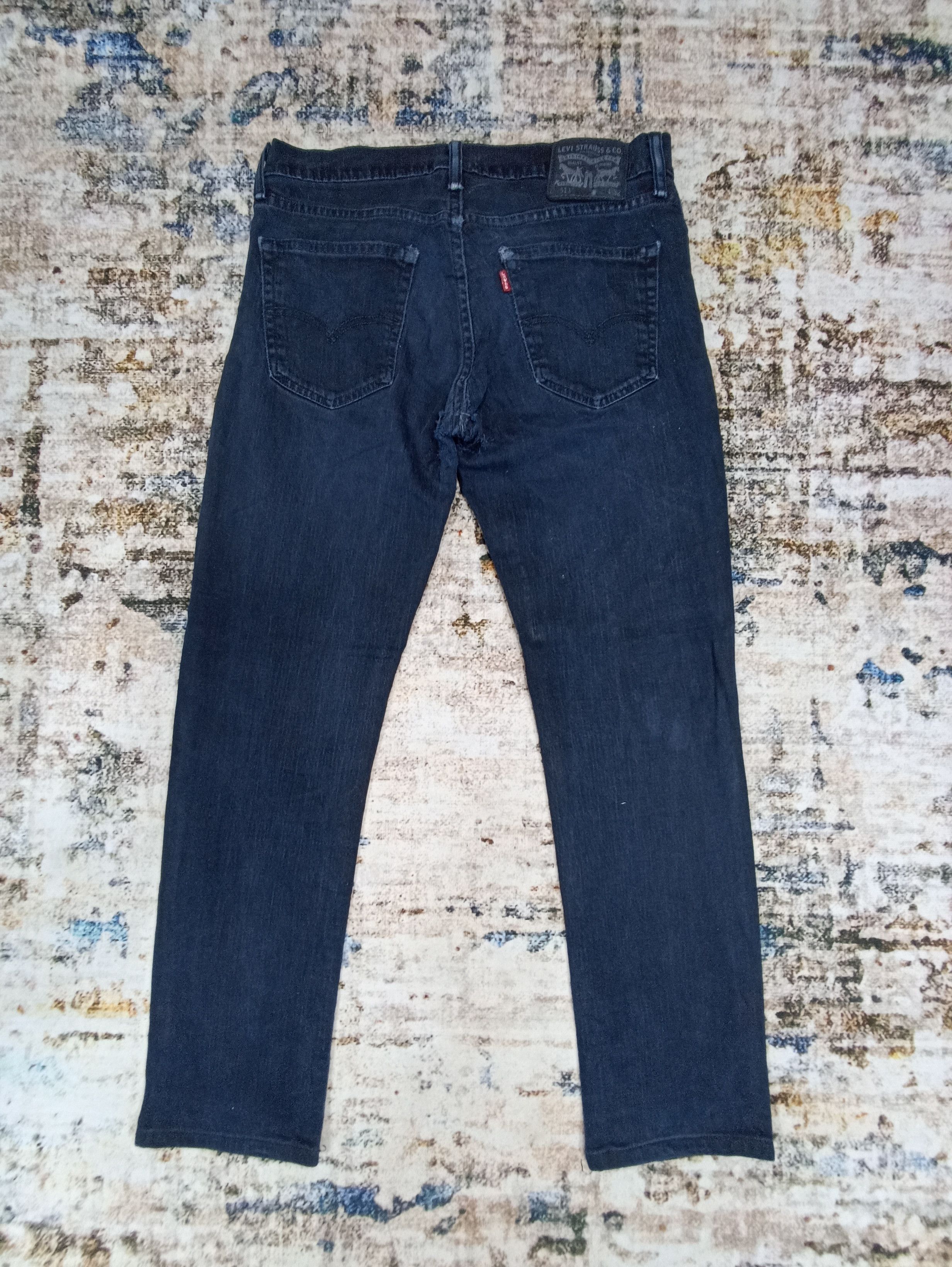 Jean × Levi's × Vintage Vintage Levi’s 511 Black Label Skinny Denim Jeans J050 Size US 32 / EU 48 - 2 Thumbnail