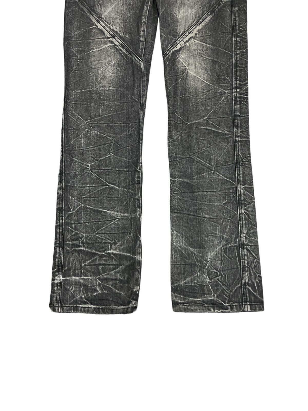 Japanese Brand SICK💥AVAIL AVANTGARDE DISTRESSED DENIM PANT Size US 30 / EU 46 - 4 Thumbnail