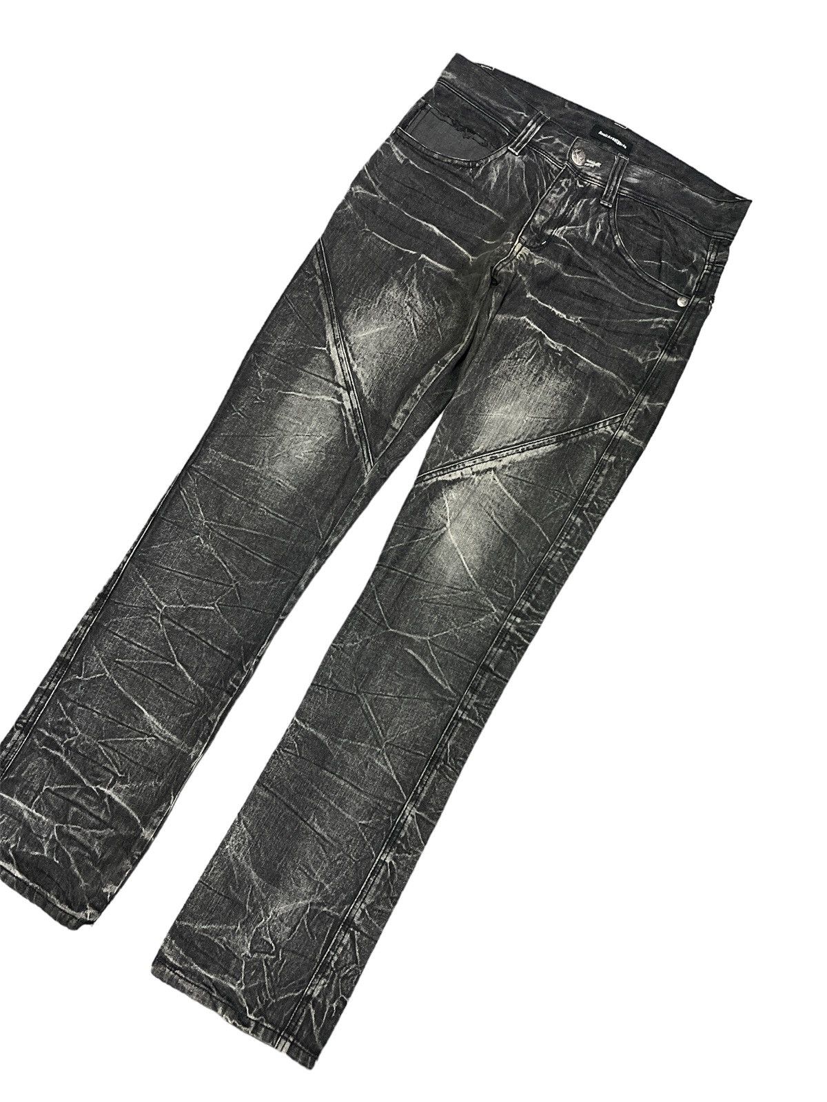 Japanese Brand SICK💥AVAIL AVANTGARDE DISTRESSED DENIM PANT Size US 30 / EU 46 - 5 Thumbnail