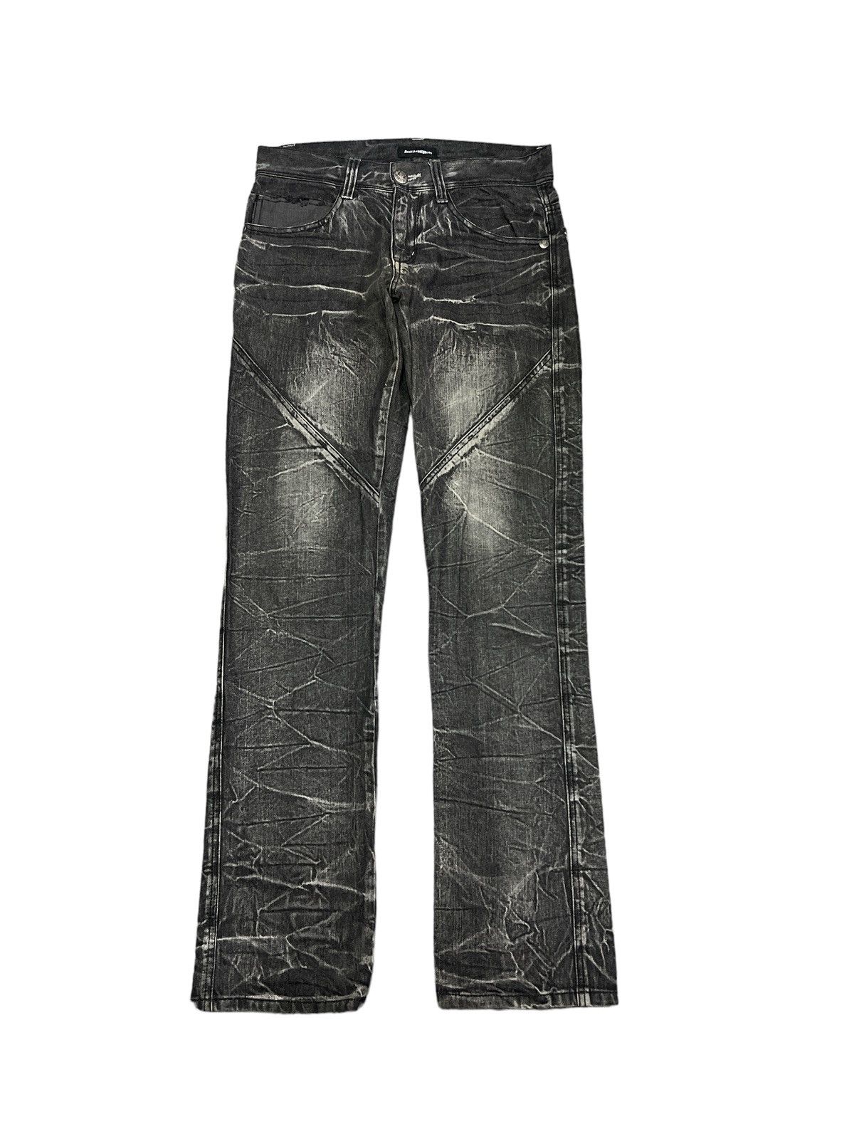 Japanese Brand SICK💥AVAIL AVANTGARDE DISTRESSED DENIM PANT Size US 30 / EU 46 - 1 Thumbnail