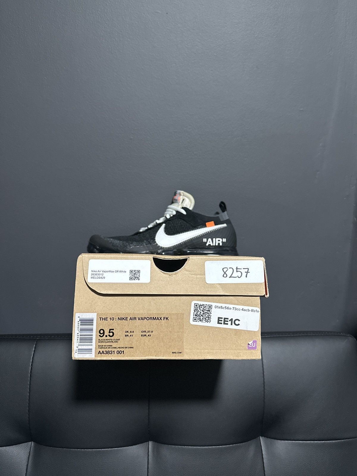 Nike × Off-White THE 10: Nike Air VaporMax FK Size US 9.5 / EU 42-43 - 9 Thumbnail