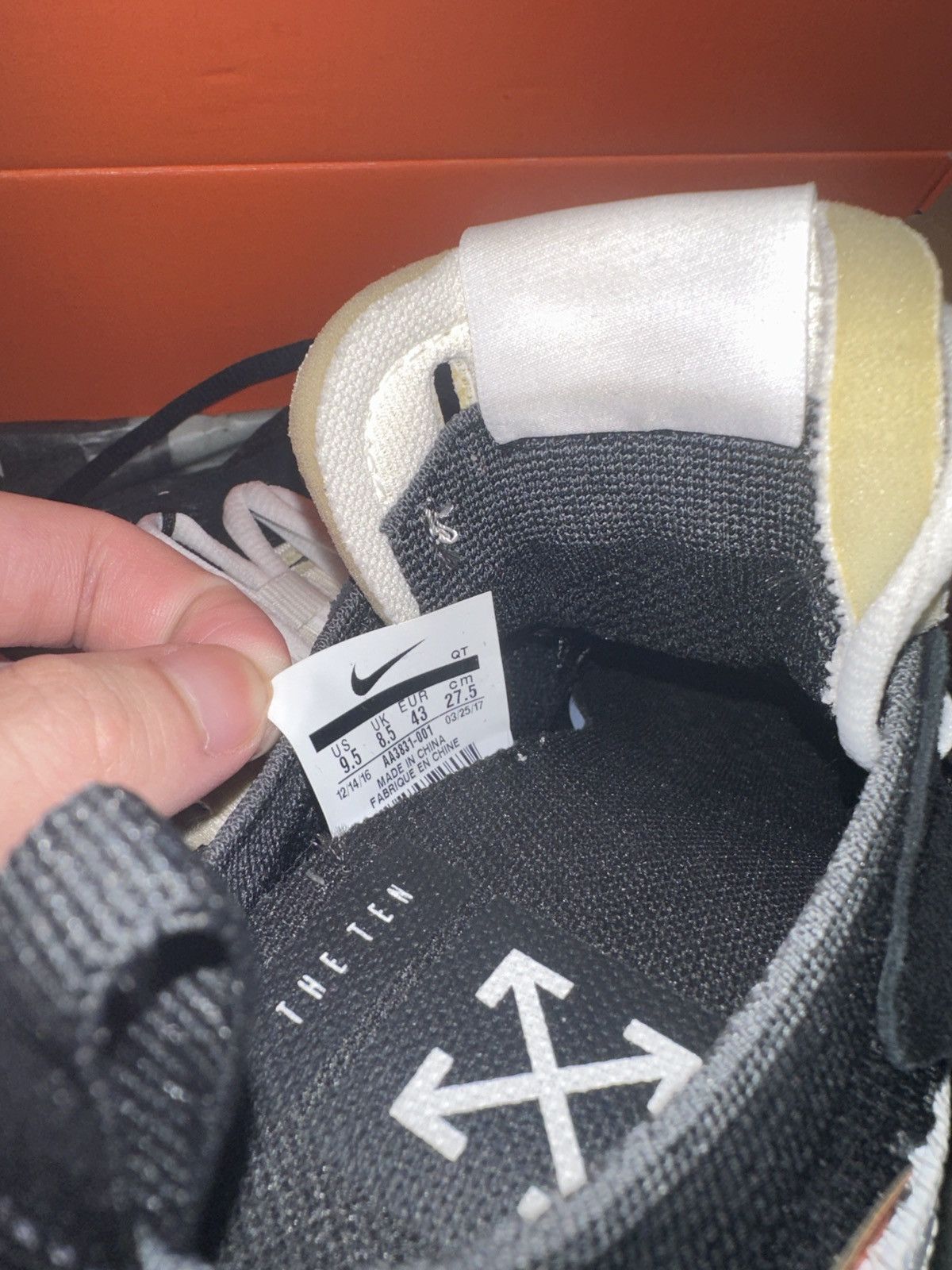 Nike × Off-White THE 10: Nike Air VaporMax FK Size US 9.5 / EU 42-43 - 14 Thumbnail