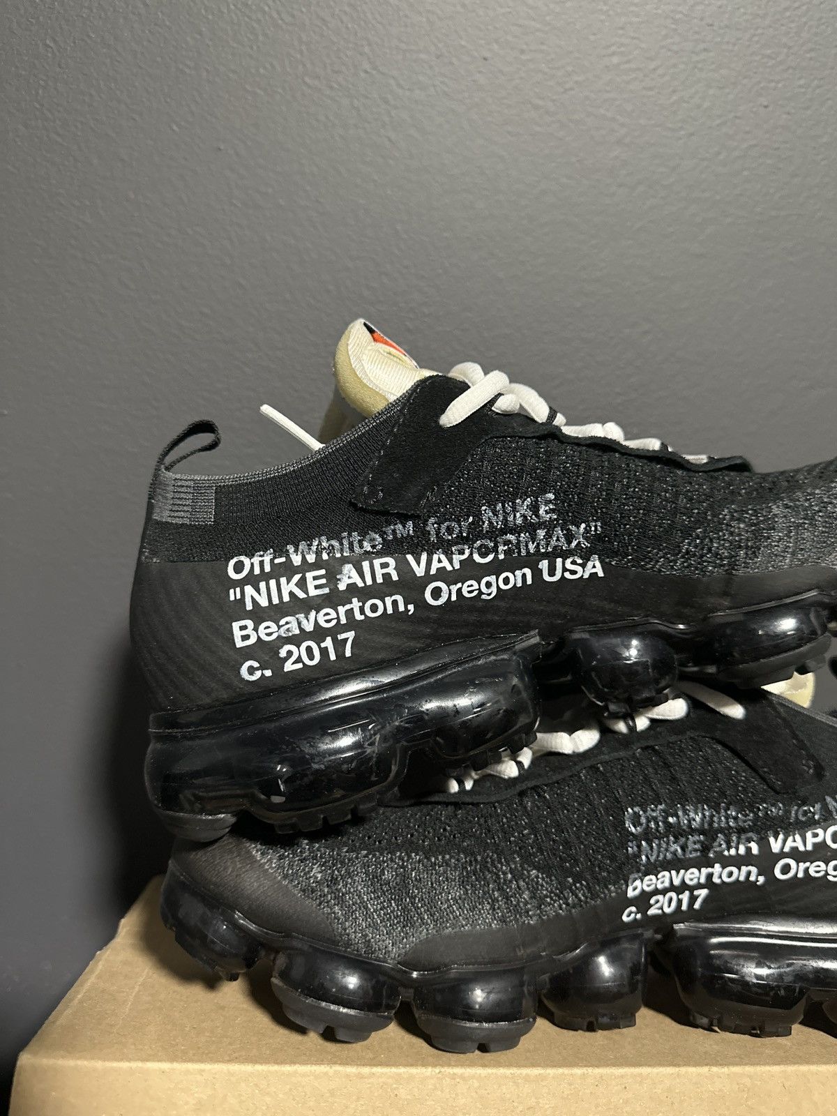 Nike × Off-White THE 10: Nike Air VaporMax FK Size US 9.5 / EU 42-43 - 12 Thumbnail