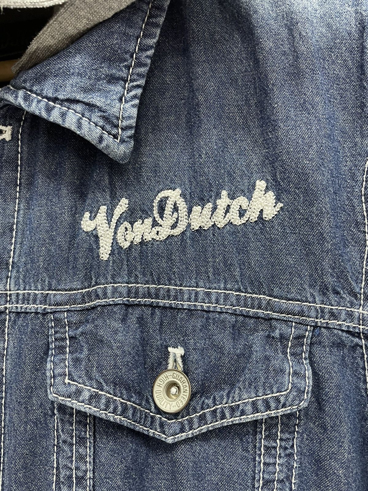 Vintage VON DUTCH Embroidery Light Cotton Detachable Hoodie Size US S / EU 44-46 / 1 - 5 Thumbnail