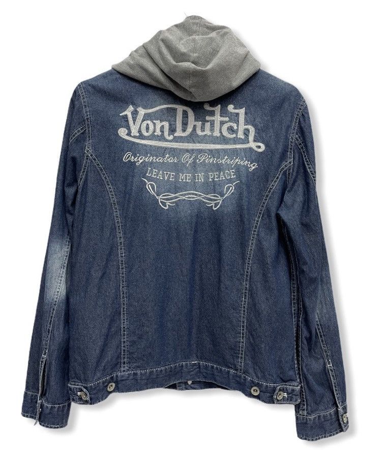 Vintage VON DUTCH Embroidery Light Cotton Detachable Hoodie Size US S / EU 44-46 / 1 - 2 Thumbnail