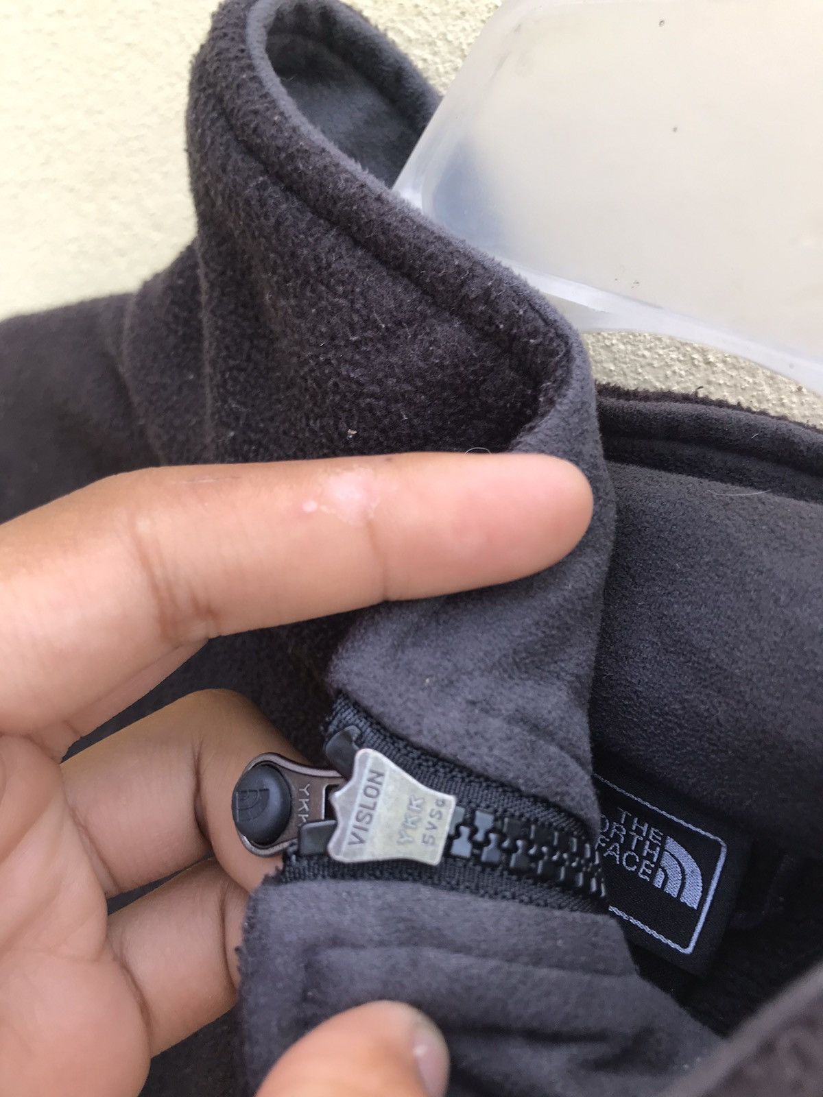 Grailed Vintage Thrashed Faded The North Face fleece Zip Jacket Size US XL / EU 56 / 4 - 4 Thumbnail