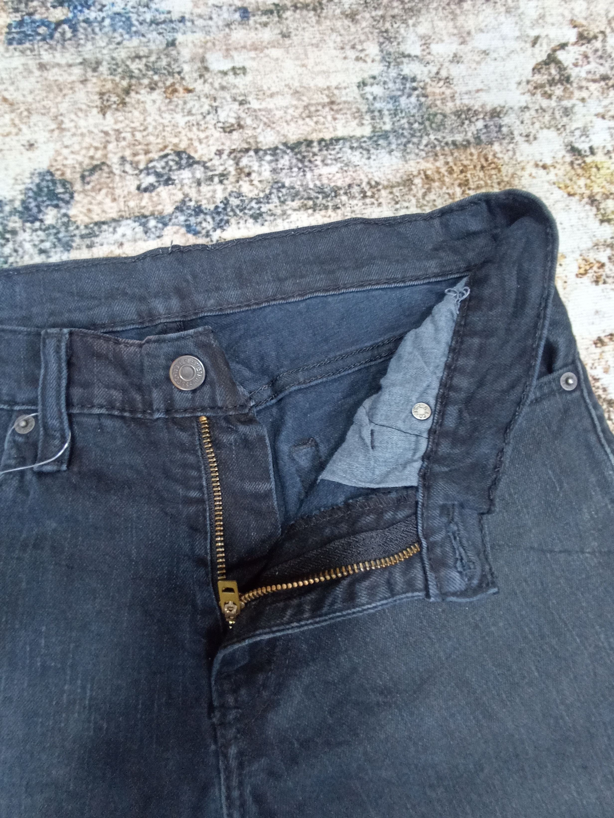 Jean × Levi's × Vintage VINTAGE LEVI'S 511 BLACK JEANS - J052 Size US 30 / EU 46 - 3 Thumbnail