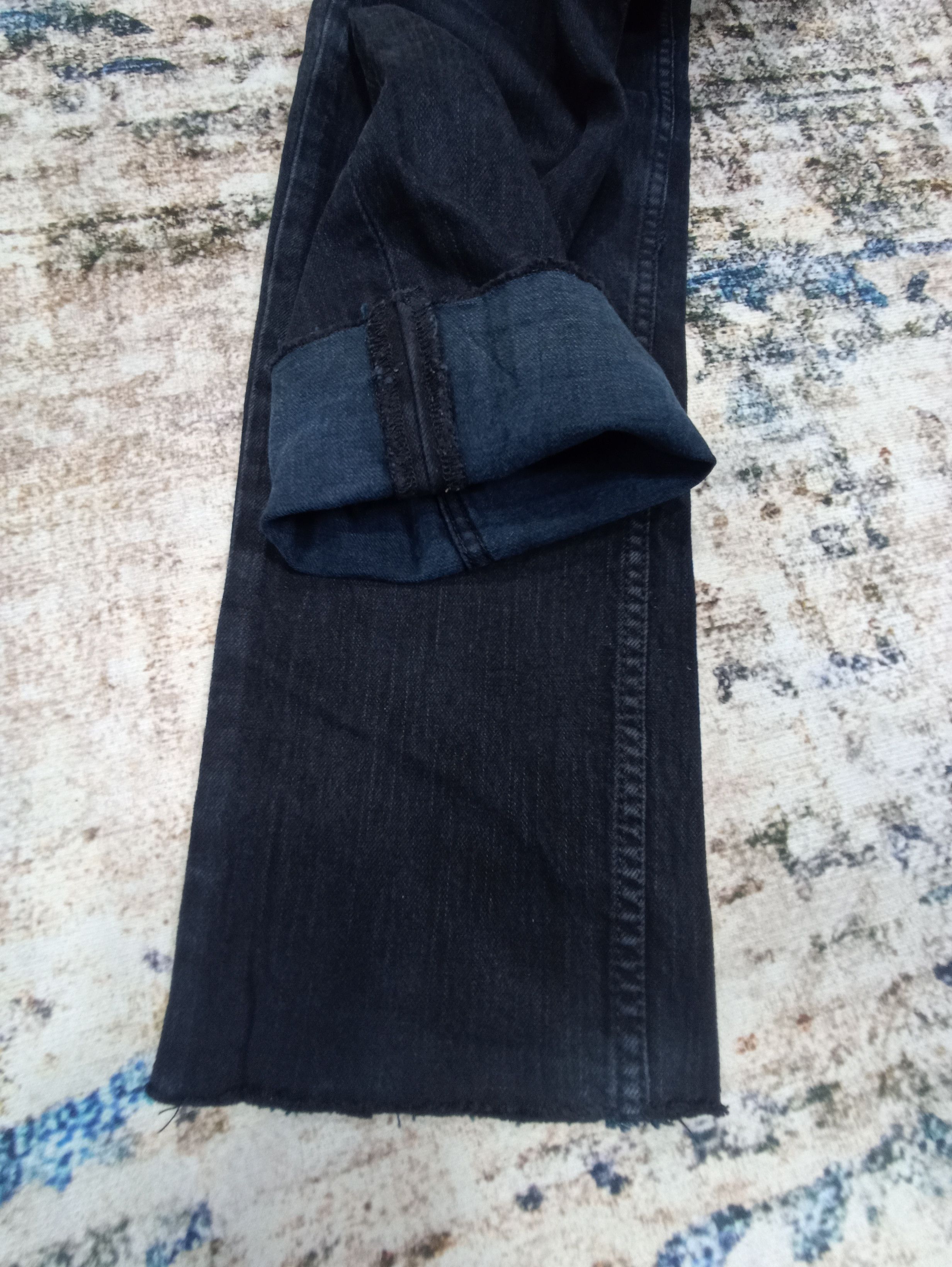 Jean × Levi's × Vintage VINTAGE LEVI'S 511 BLACK JEANS - J052 Size US 30 / EU 46 - 6 Thumbnail