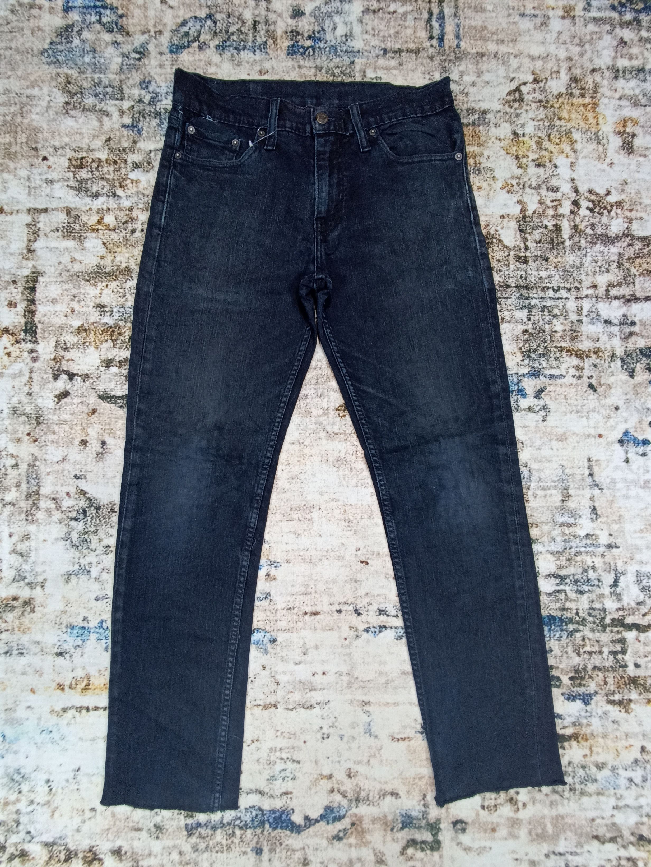 Jean × Levi's × Vintage VINTAGE LEVI'S 511 BLACK JEANS - J052 Size US 30 / EU 46 - 1 Thumbnail