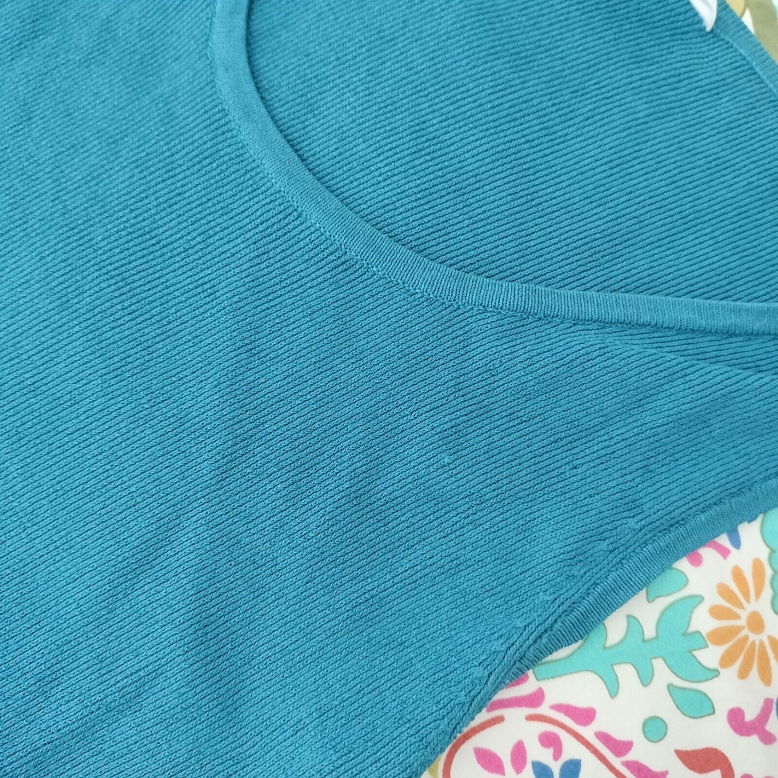 Designer × Vintage Vintage Y2K Top Tank Floral Knit Embroidered Rayon Cami Size L / US 10 / IT 46 - 7 Thumbnail