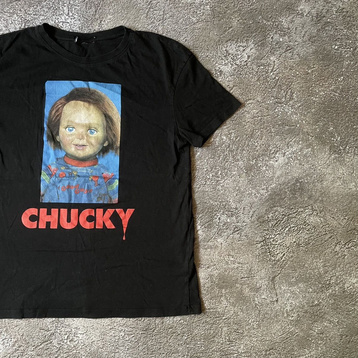 Vintage Vintage Y2K Chucky Horror Graphic Tee Streetwear Slim Boxy M Size US M / EU 48-50 / 2 - 2 Thumbnail