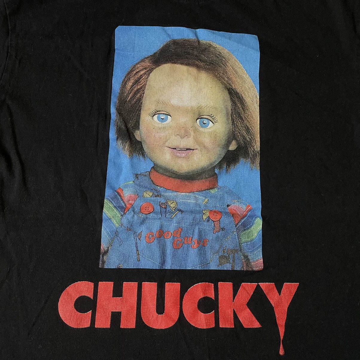Vintage Vintage Y2K Chucky Horror Graphic Tee Streetwear Slim Boxy M Size US M / EU 48-50 / 2 - 6 Thumbnail