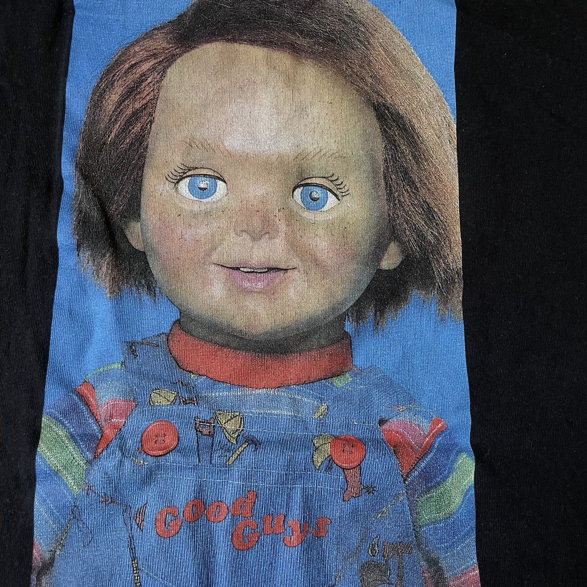 Vintage Vintage Y2K Chucky Horror Graphic Tee Streetwear Slim Boxy M Size US M / EU 48-50 / 2 - 7 Thumbnail