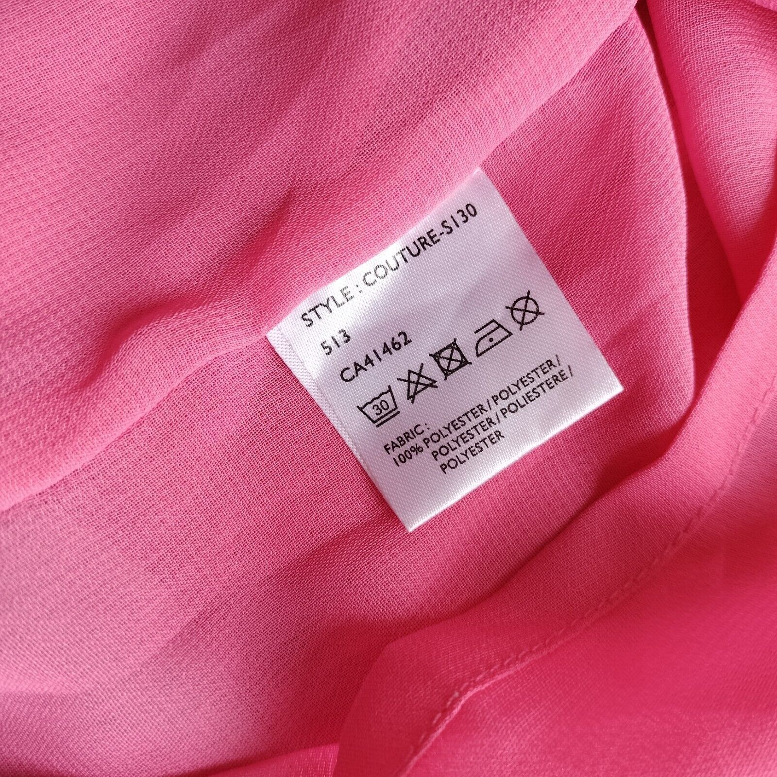Designer St-Martins Dress Black Pink Mini Satin Pencil Abstract Size S / US 4 / IT 40 - 9 Thumbnail