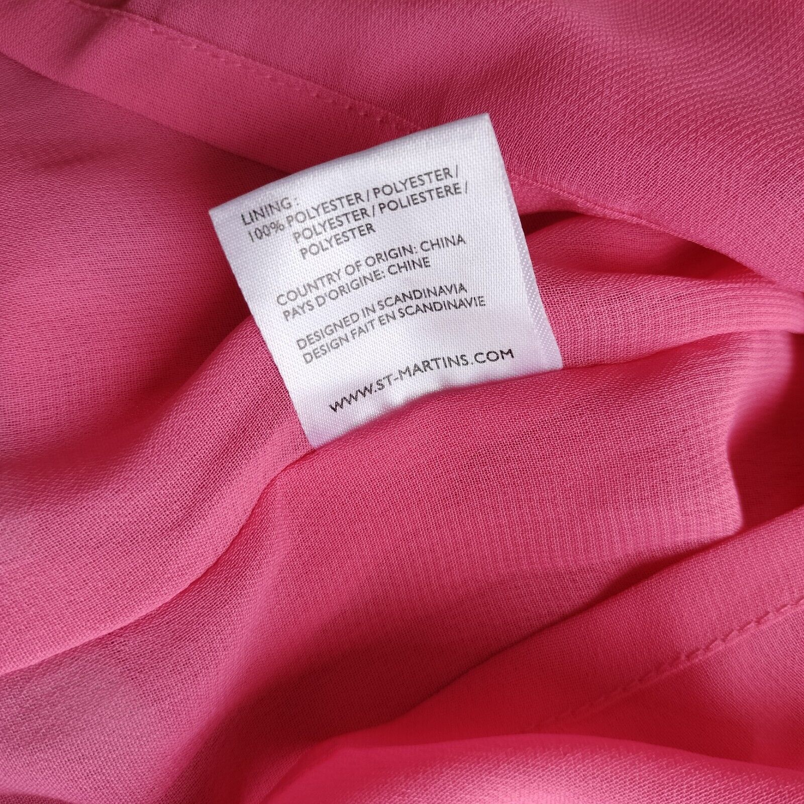 Designer St-Martins Dress Black Pink Mini Satin Pencil Abstract Size S / US 4 / IT 40 - 10 Thumbnail