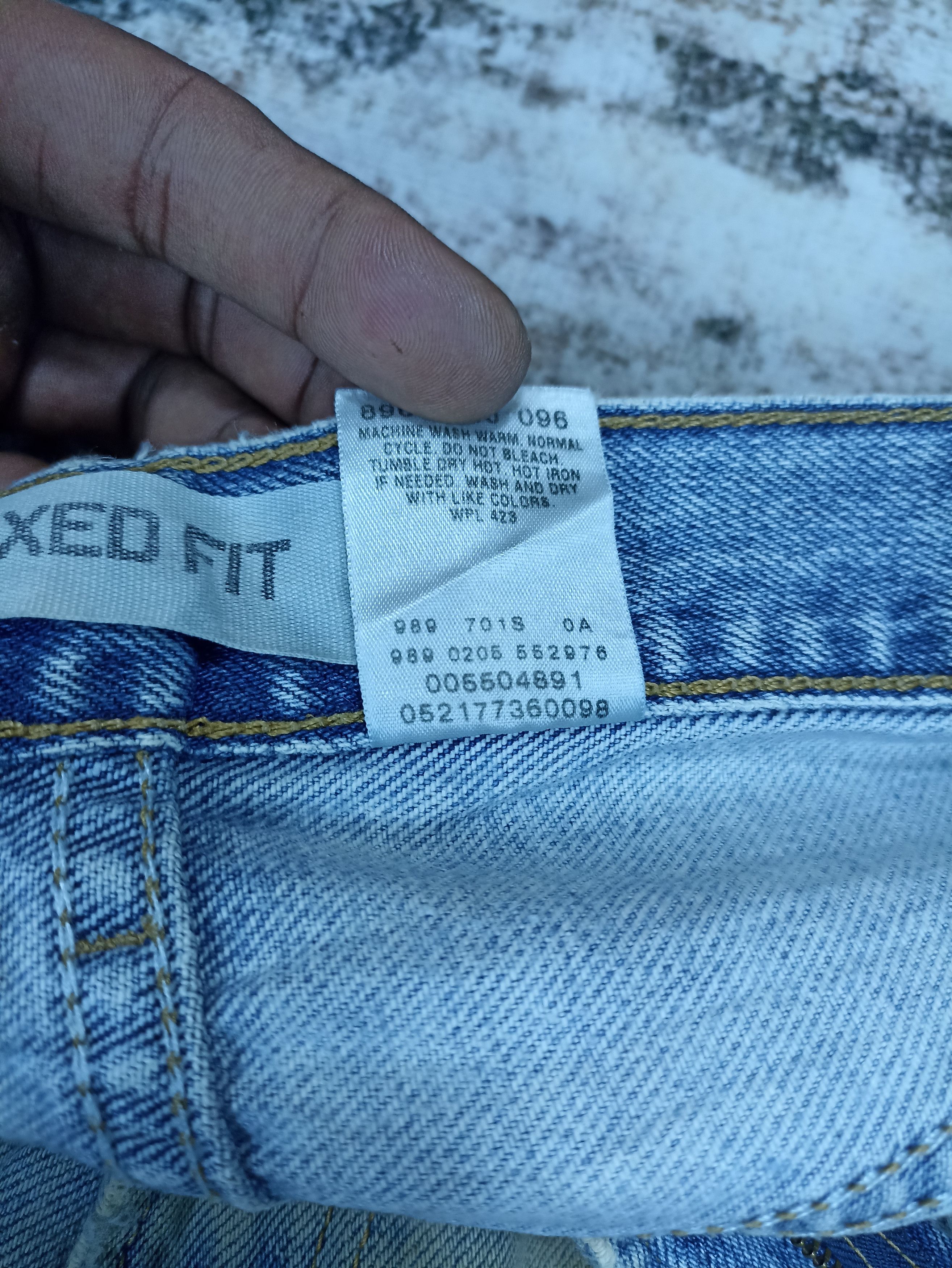 Jean × Levi's × Vintage VINTAGE LEVIS 550 DIRTY WASH JEANS - J055 Size US 37 - 5 Thumbnail