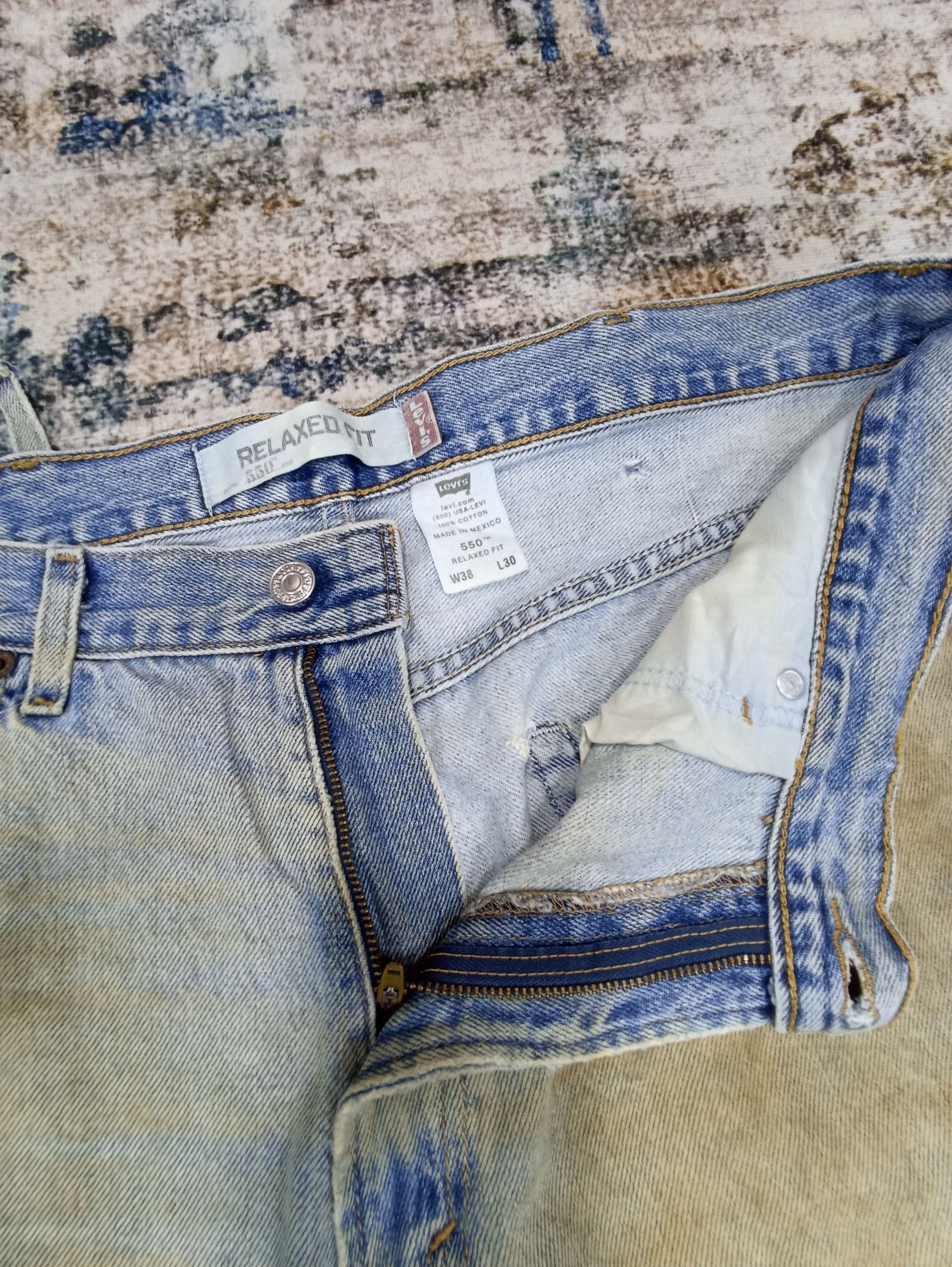 Jean × Levi's × Vintage VINTAGE LEVIS 550 DIRTY WASH JEANS - J055 Size US 37 - 3 Thumbnail