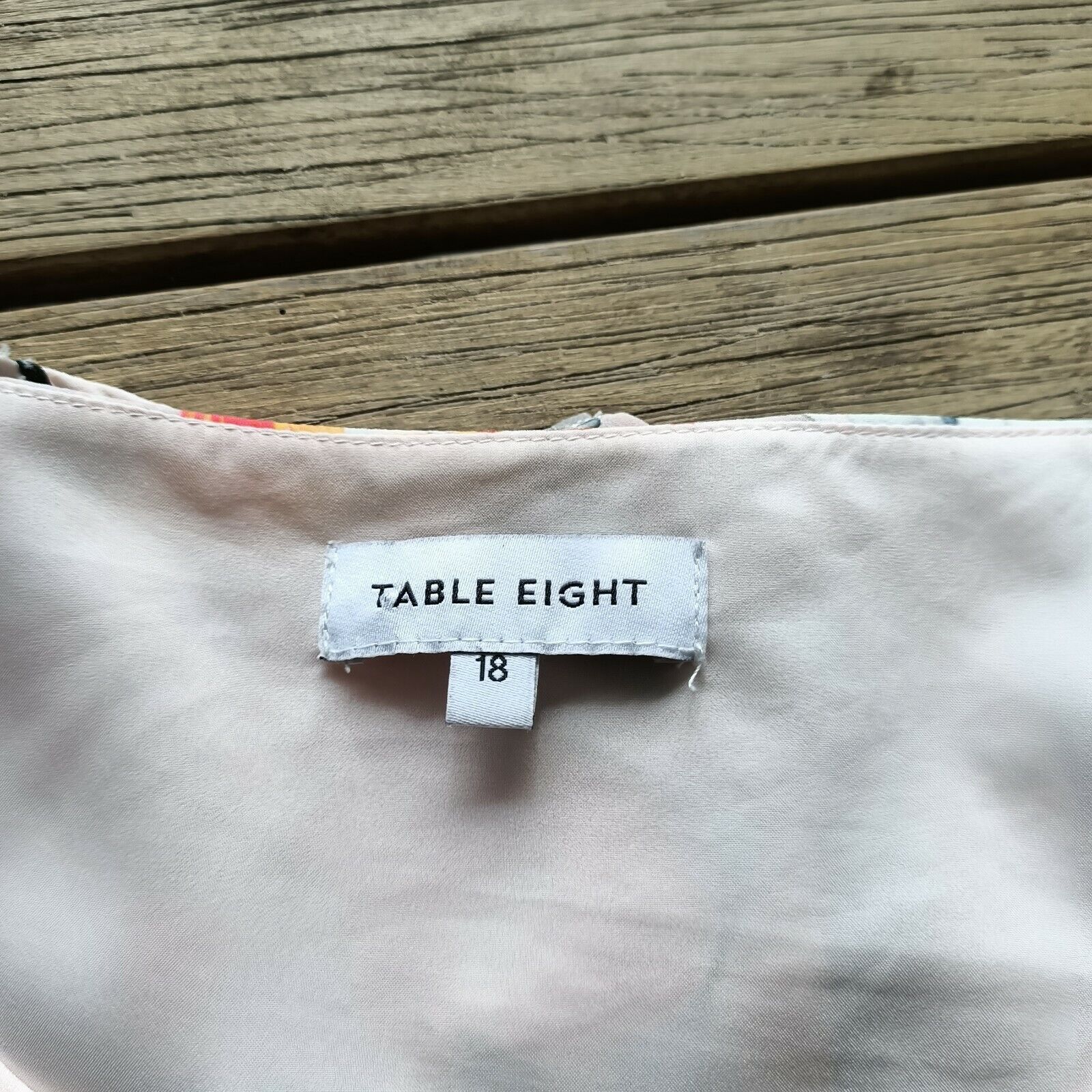 Designer Table Eight Plus Size Dress White Floral A Line Midi Size XL / US 12-14 / IT 48-50 - 8 Thumbnail