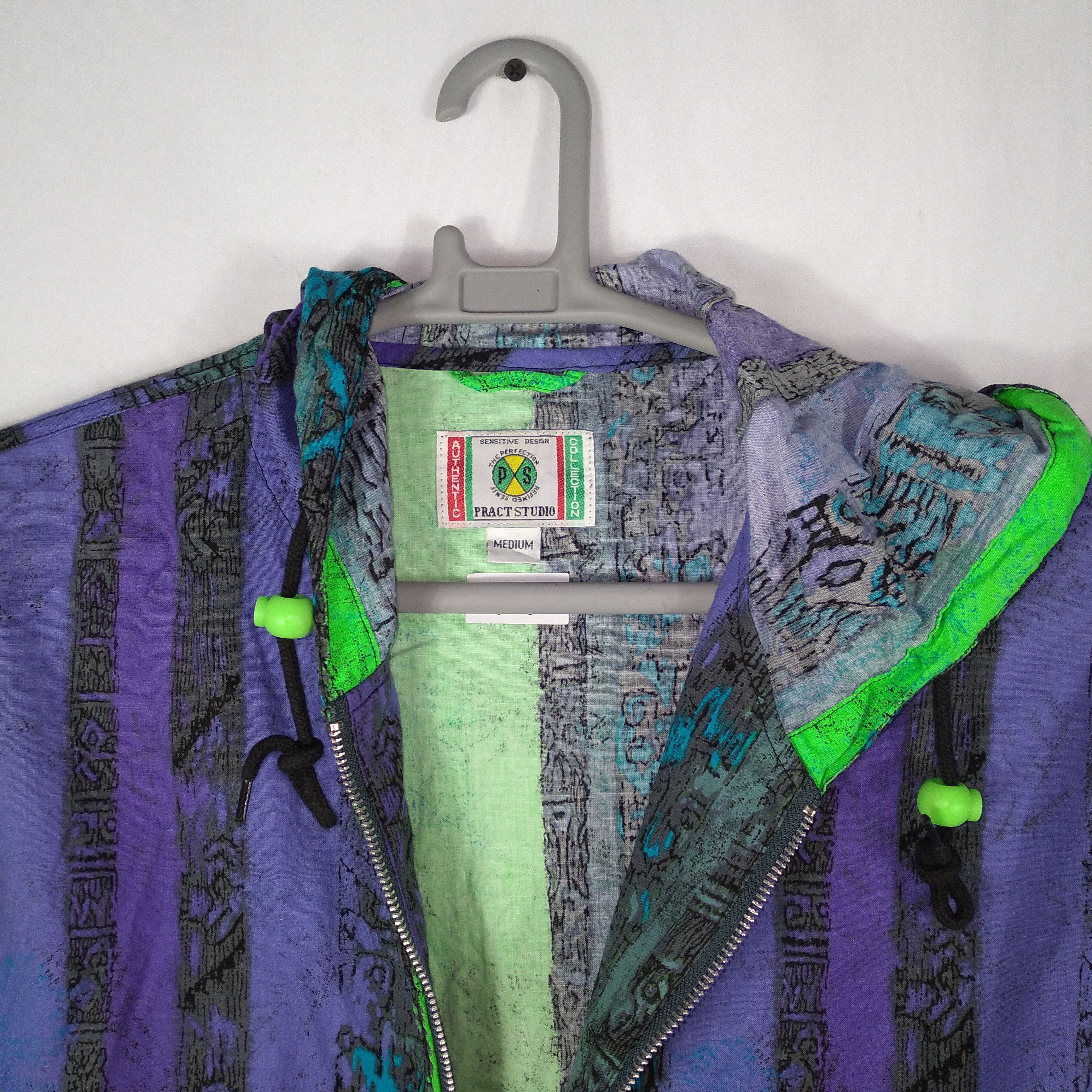 Japanese Brand × Vintage Nice Design Pract Studio Outdoor Hoodie Sweater Jacket Size US M / EU 48-50 / 2 - 9 Thumbnail