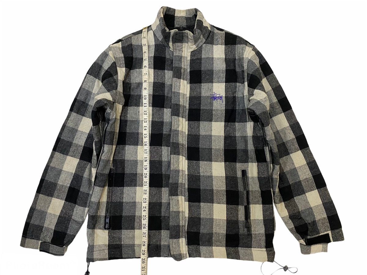 Stussy Authentic Gear Checkered Plaid Zip Jacket