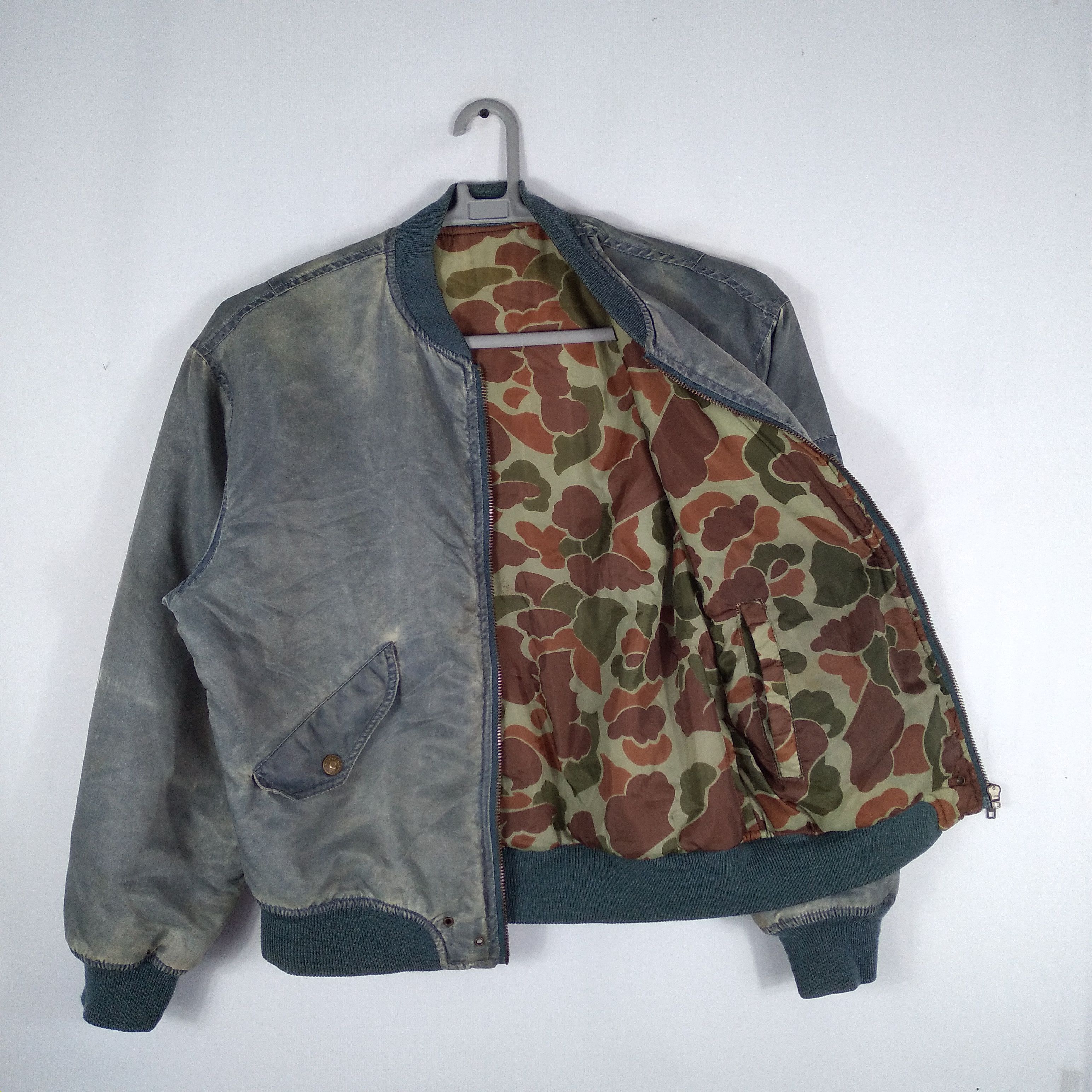 Japanese Brand 🔥Rare🔥Vintage Pazzo Japan Big Print Camo Reversible Jacket Size US L / EU 52-54 / 3 - 10 Thumbnail