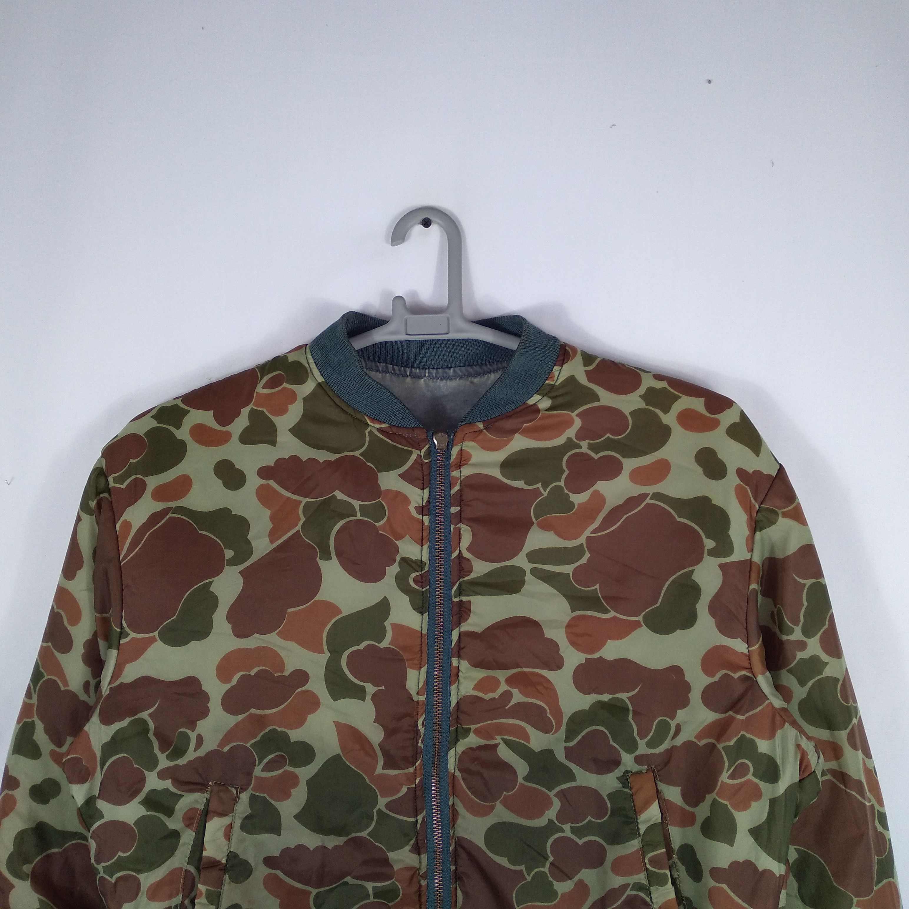 Japanese Brand 🔥Rare🔥Vintage Pazzo Japan Big Print Camo Reversible Jacket Size US L / EU 52-54 / 3 - 12 Thumbnail