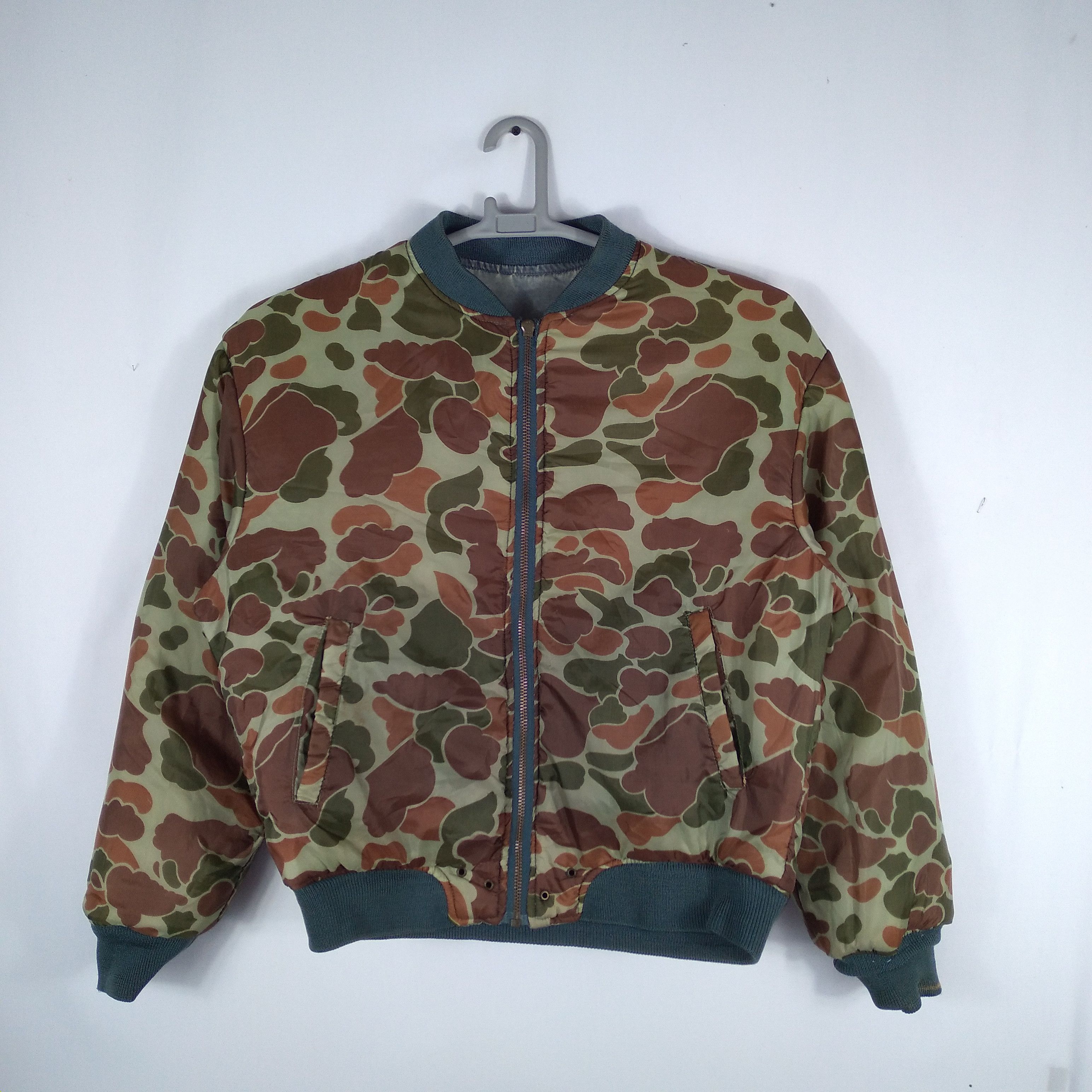 Japanese Brand 🔥Rare🔥Vintage Pazzo Japan Big Print Camo Reversible Jacket Size US L / EU 52-54 / 3 - 11 Thumbnail