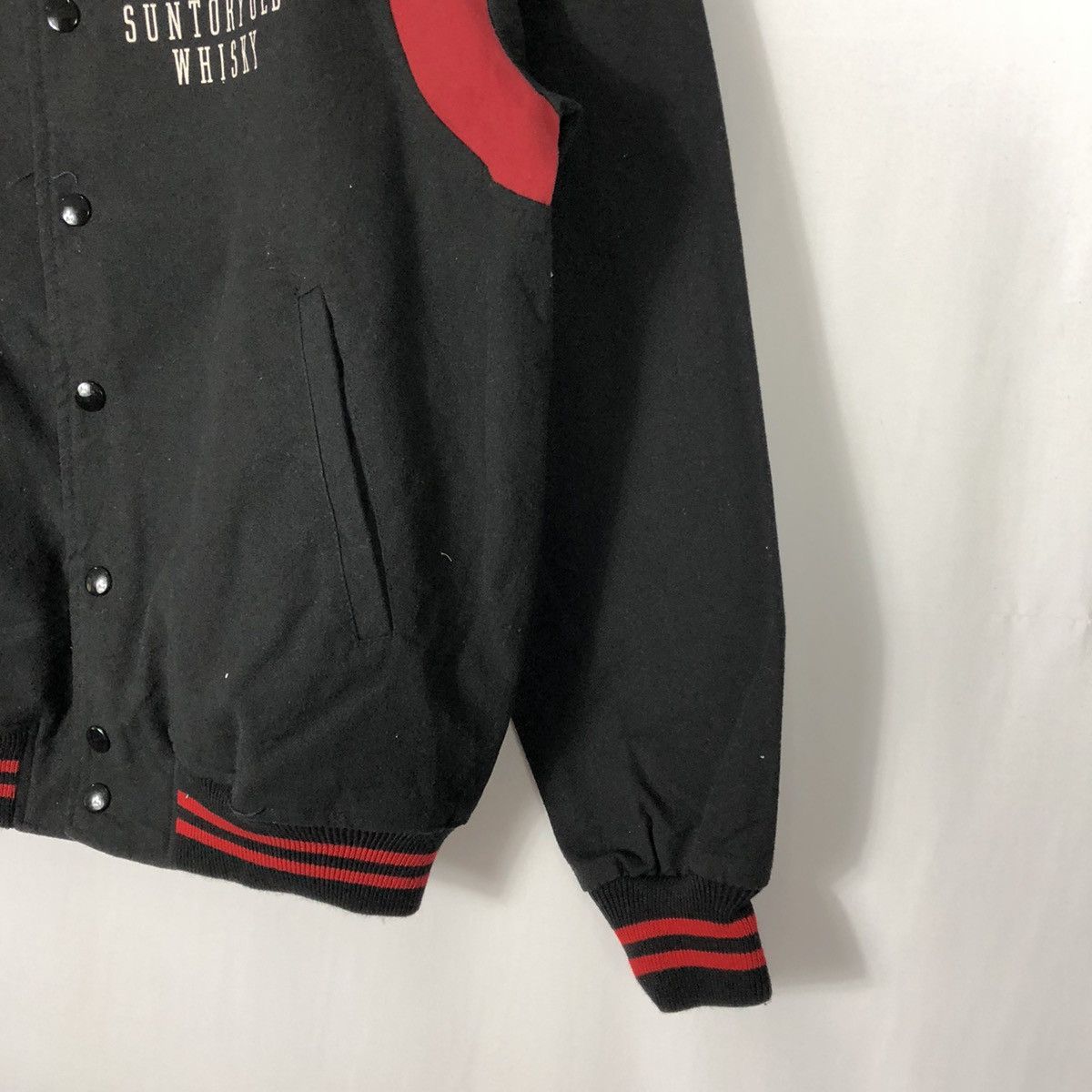Vintage 🔥Rare🔥Vintage Suntory Old Whisky Full Buttons Varsity Jacket Size US M / EU 48-50 / 2 - 6 Thumbnail