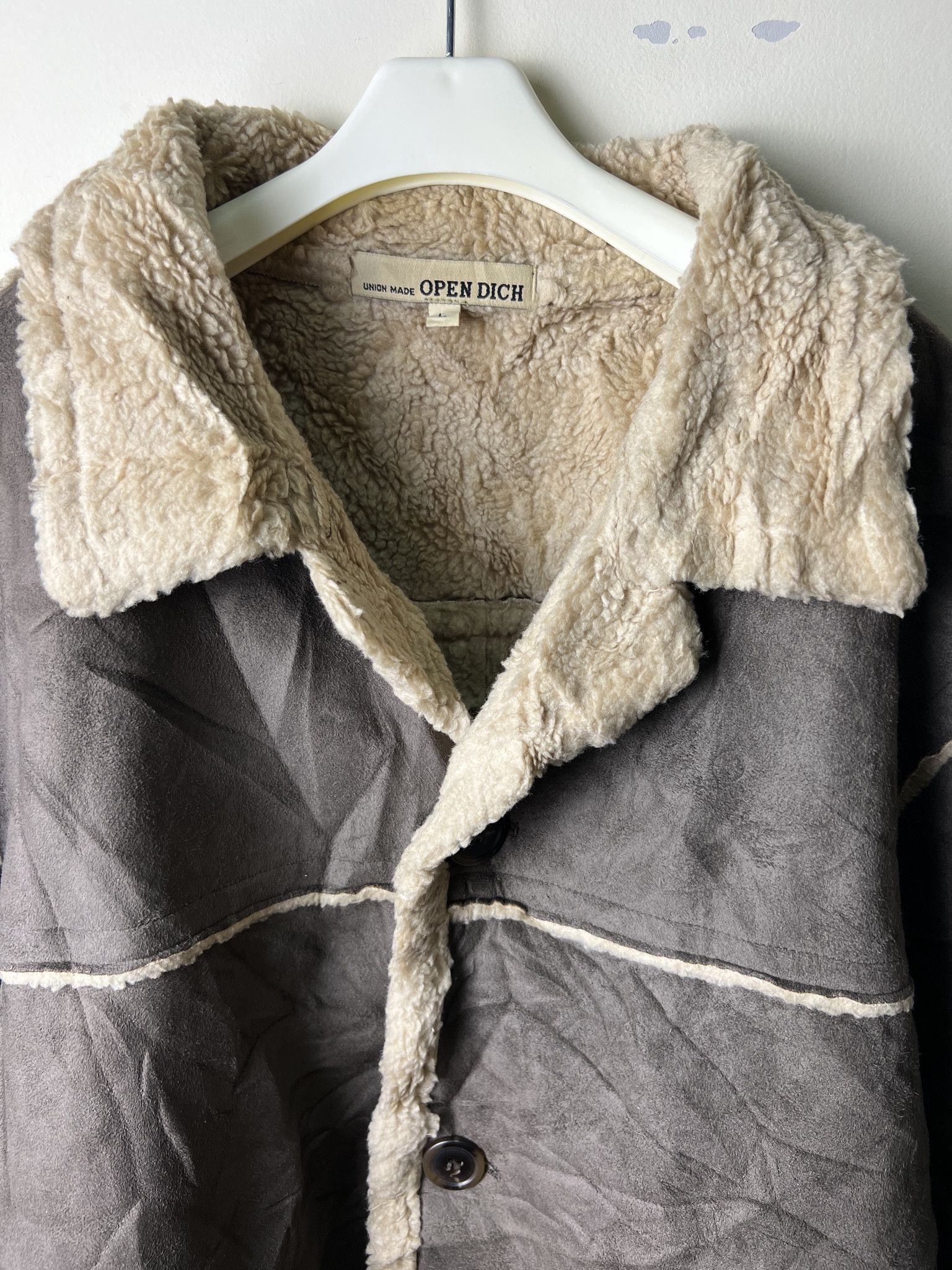 Other 🔥Union Made Open Dich Sherpa Shearling Jackets Size US M / EU 48-50 / 2 - 8 Thumbnail
